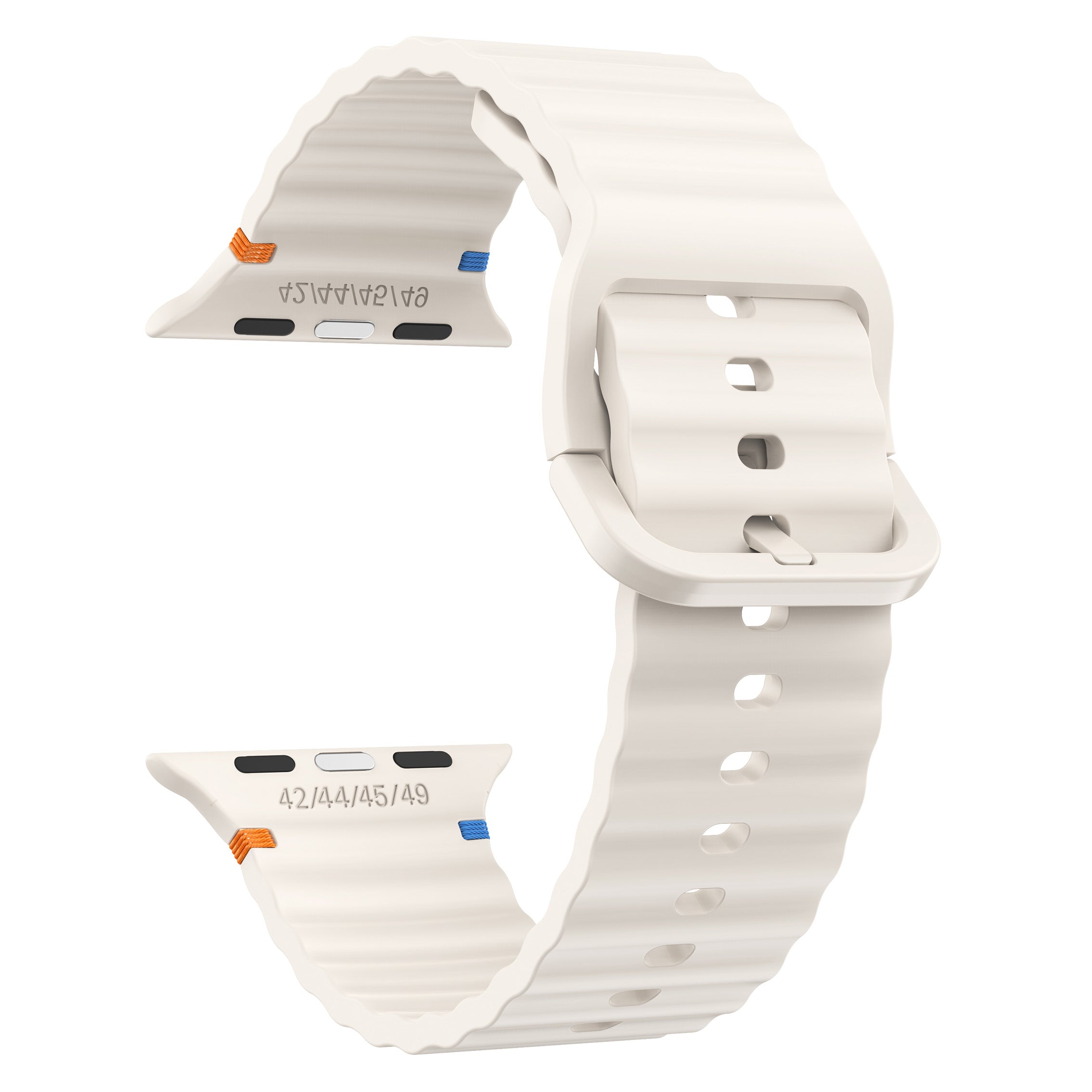 Correa ondulada Apple Watch Ultra (blanco estrella)
