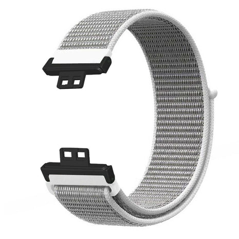 Huawei Watch Fit SE nylon bandje (zeeschelp)