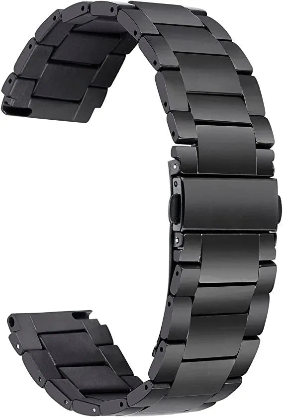 Titanium Strap, black, without a watch, 3/4 front view