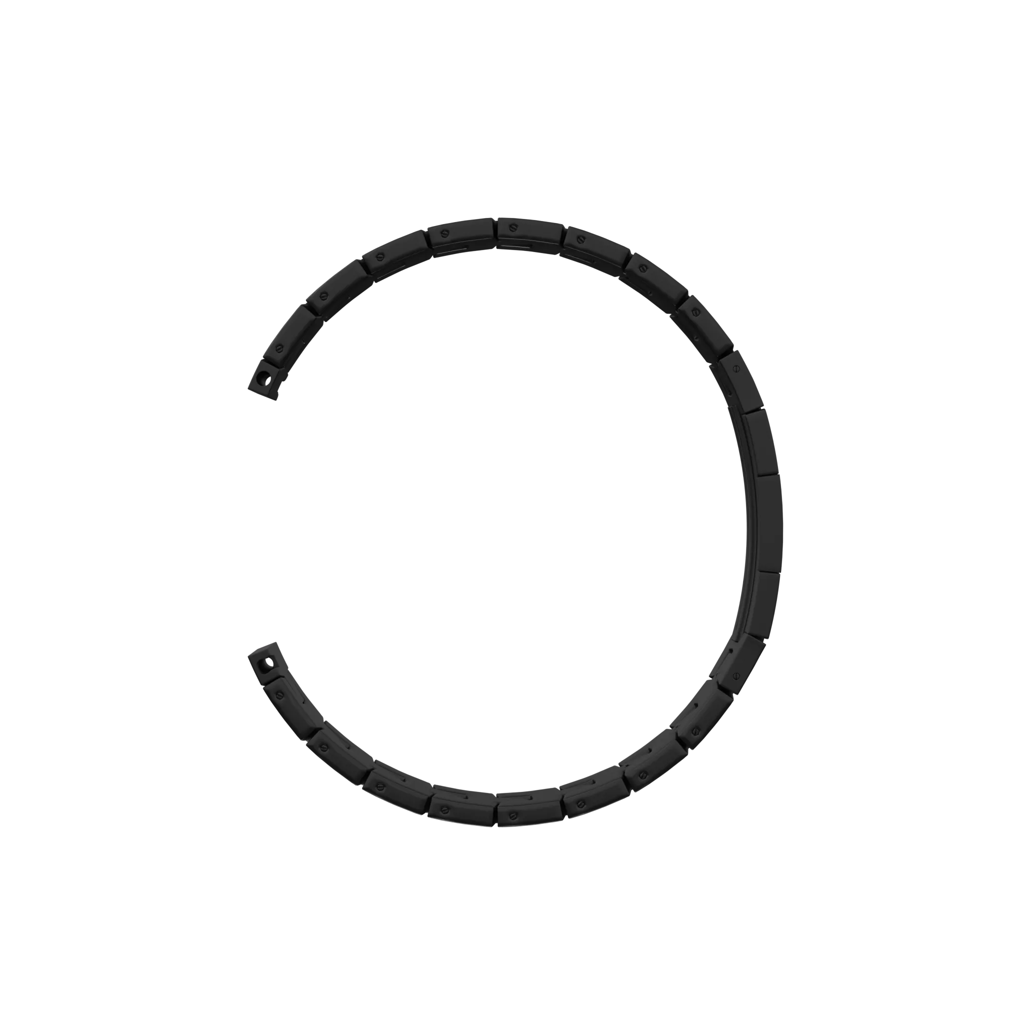 Bracelet en titane granulaire pour Oppo Watch X2 - fermeture plate(graphite)