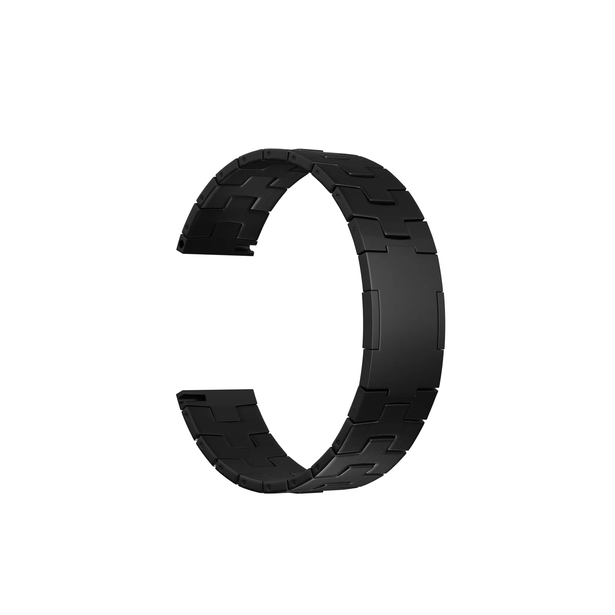 Bracelet en titane granulaire pour Oppo Watch X2 - fermeture plate(graphite)