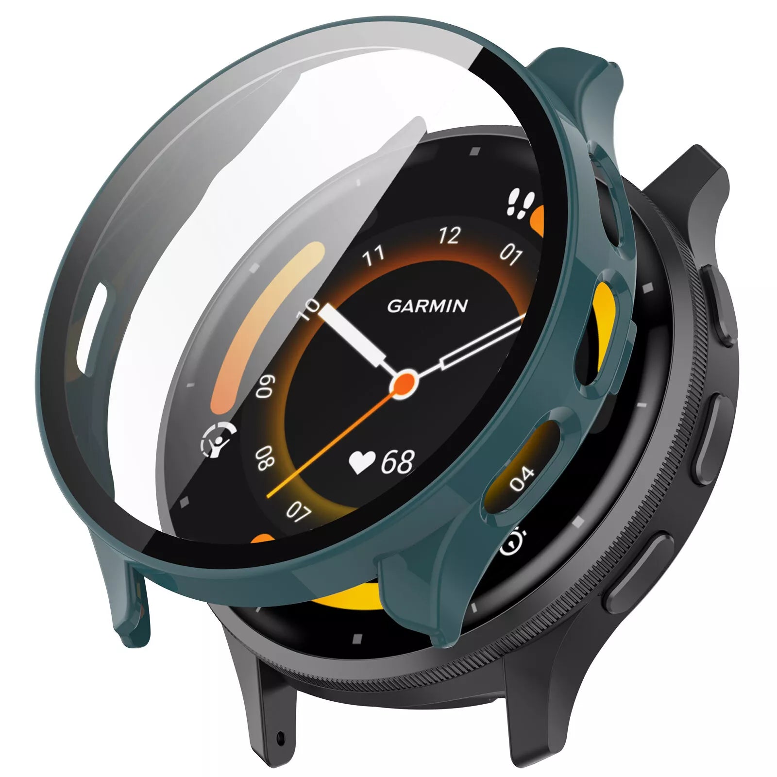 Coque rigide avec verre Garmin Venu 3 (vert)