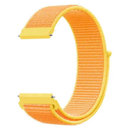 Nylon Strap, light yellow, without a watch, 3/4 front view