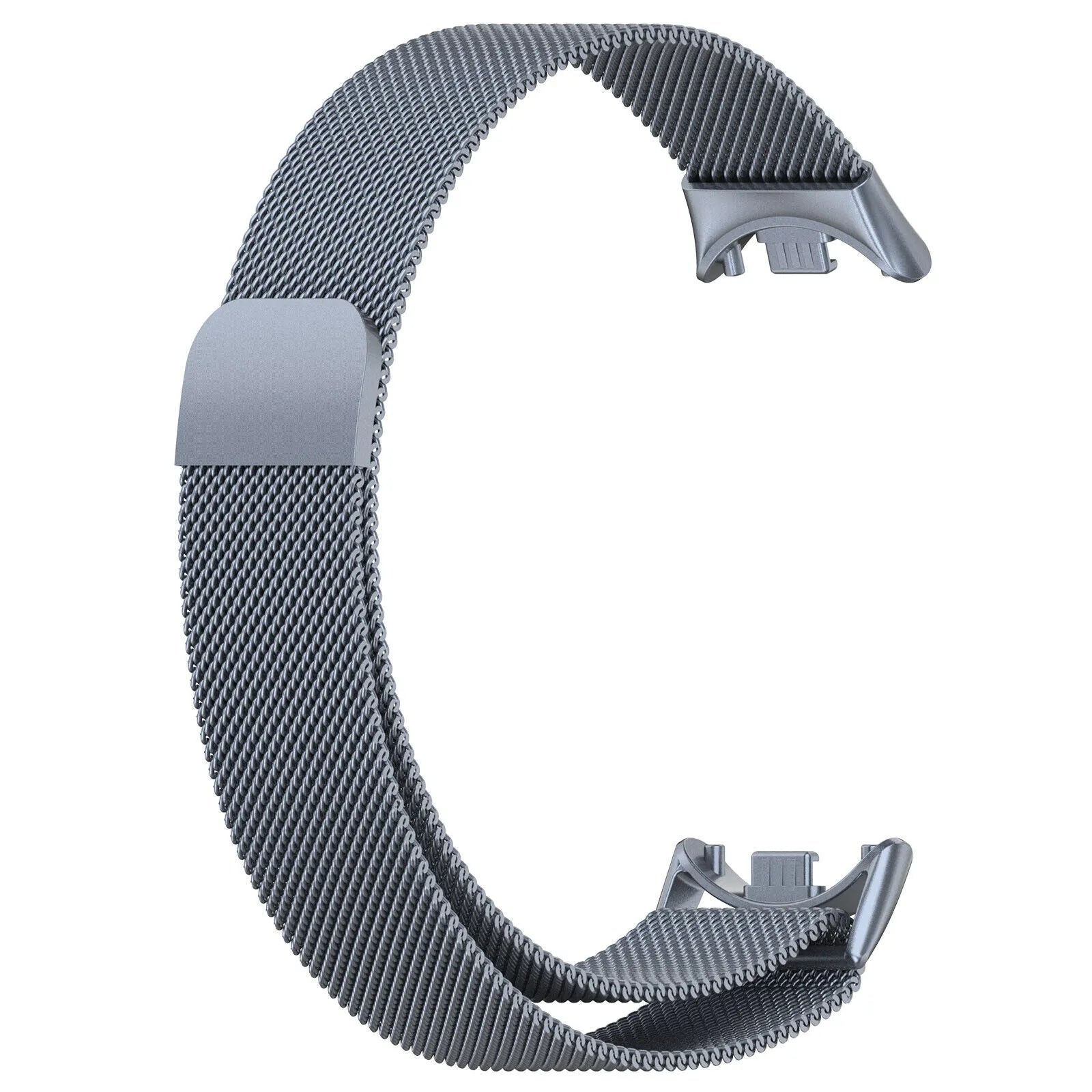 Milanese Strap, space grey, without a watch, 3/4 front view