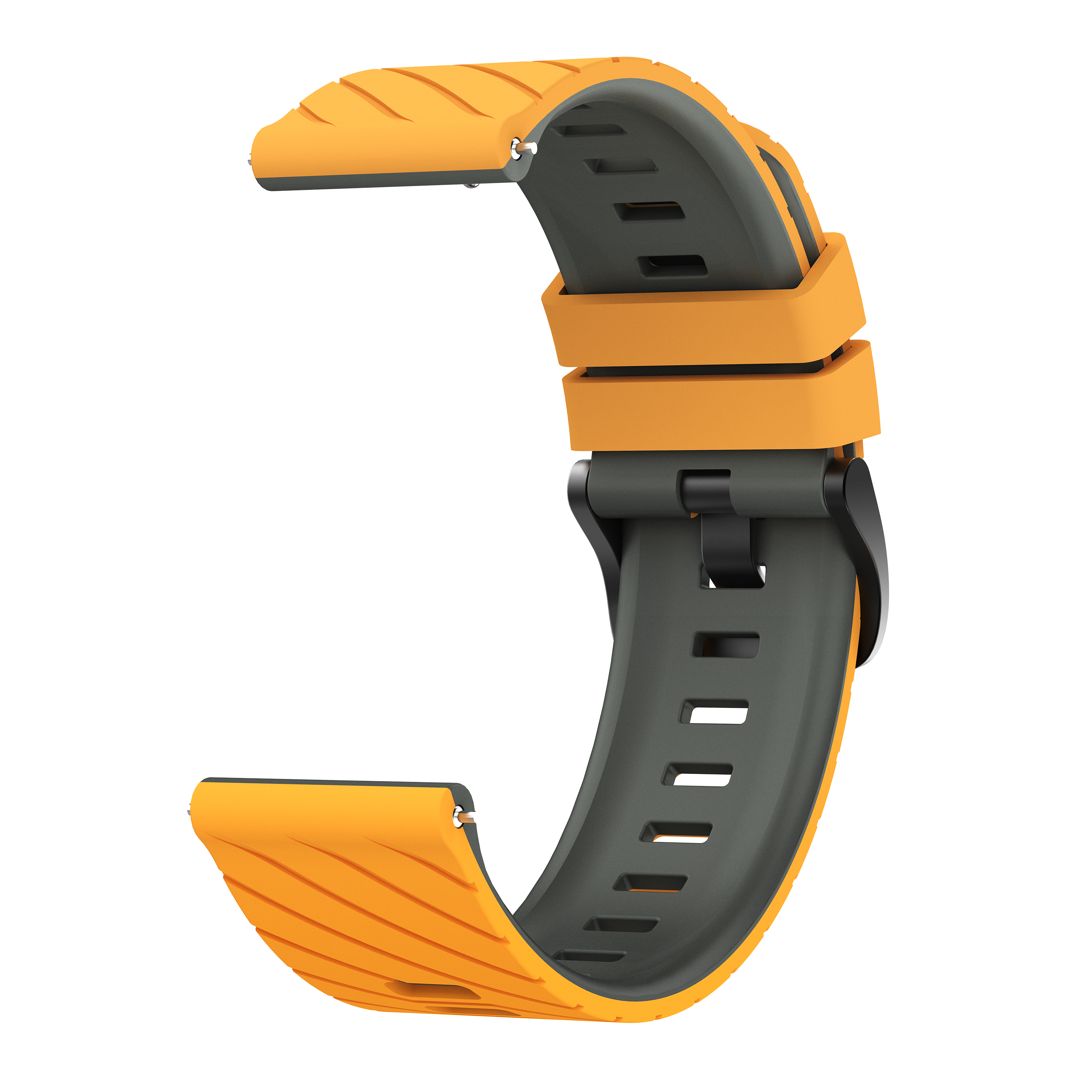 Xiaomi Mi Watch twill sport band (donkergeel/grijs)