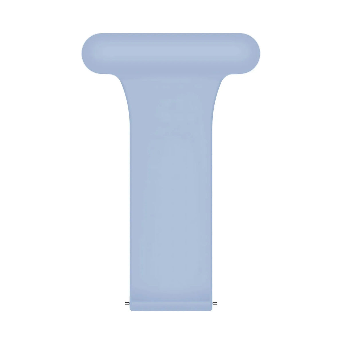 Silicone Nurse Fob, light blue, without a watch, 3/4 rear view