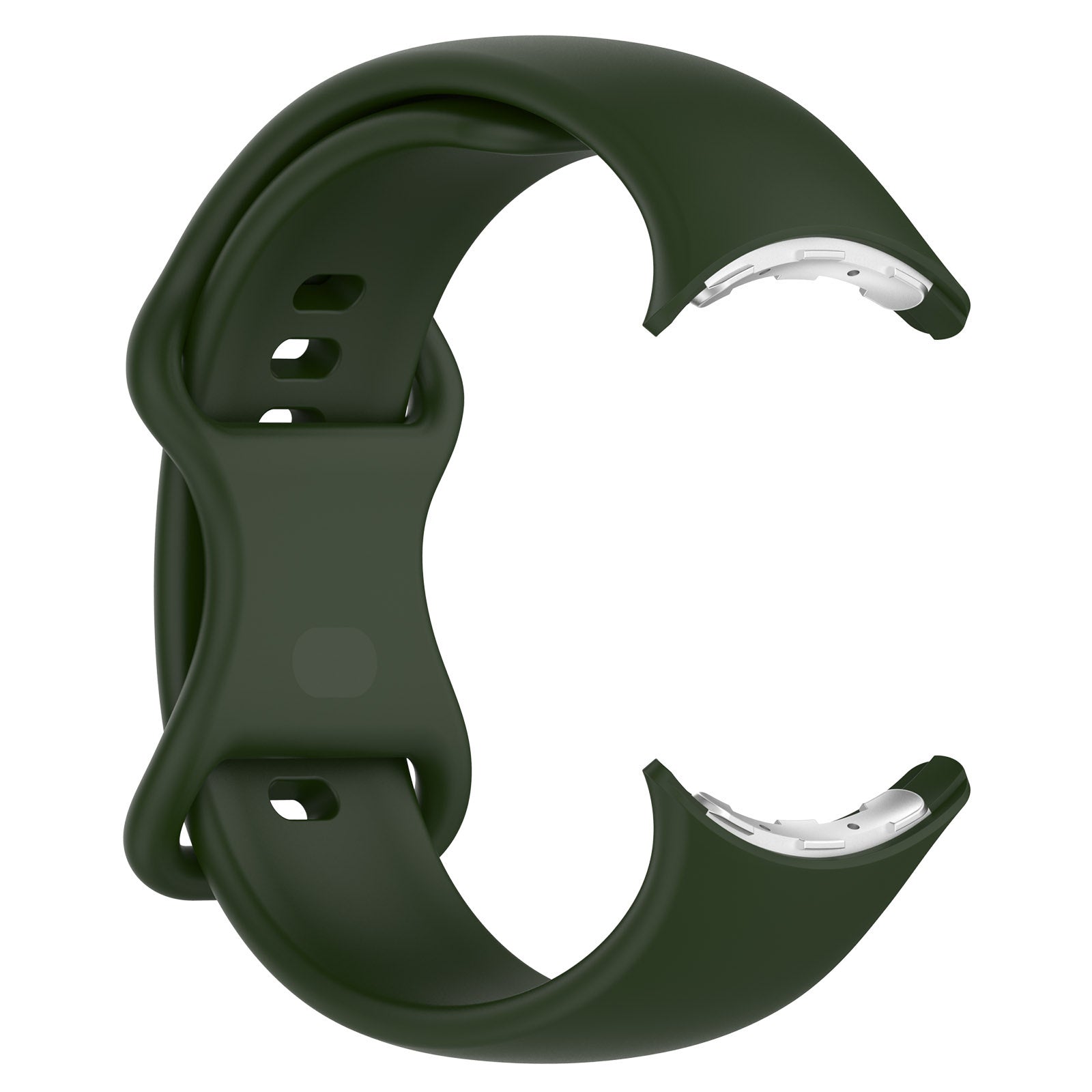 Bracelet silicone classique Google Pixel Watch 4 - 41mm (vert foncé)