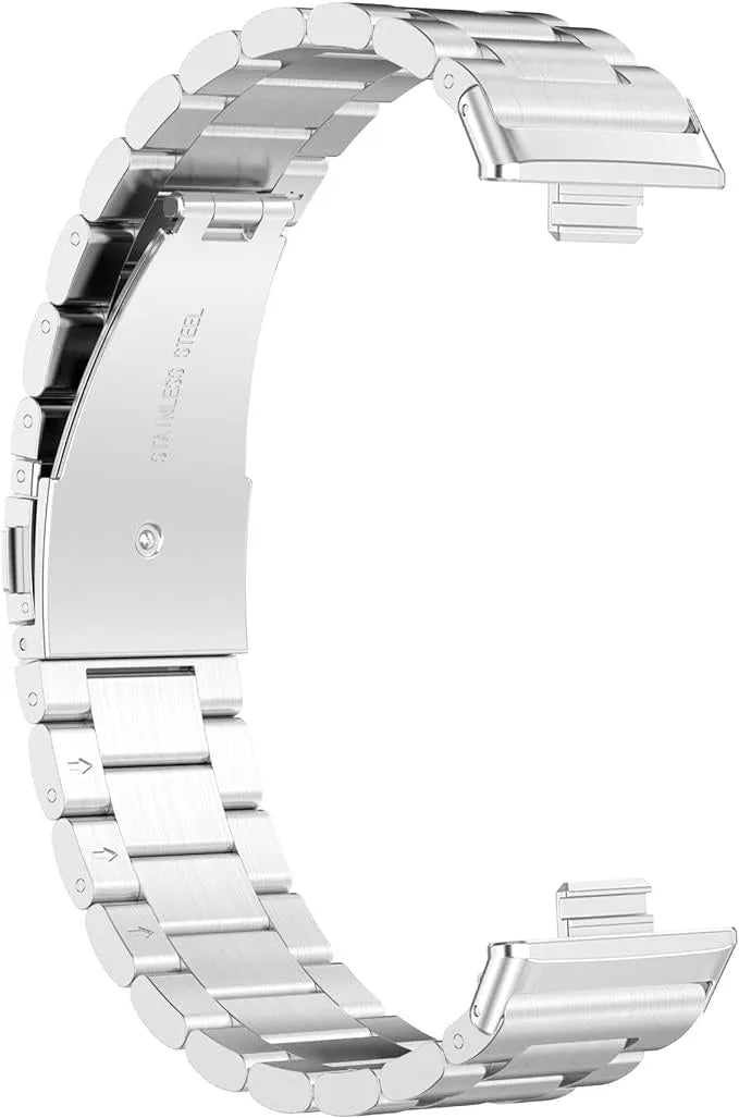 Steel Strap, silver, without a watch, 3/4 rear view