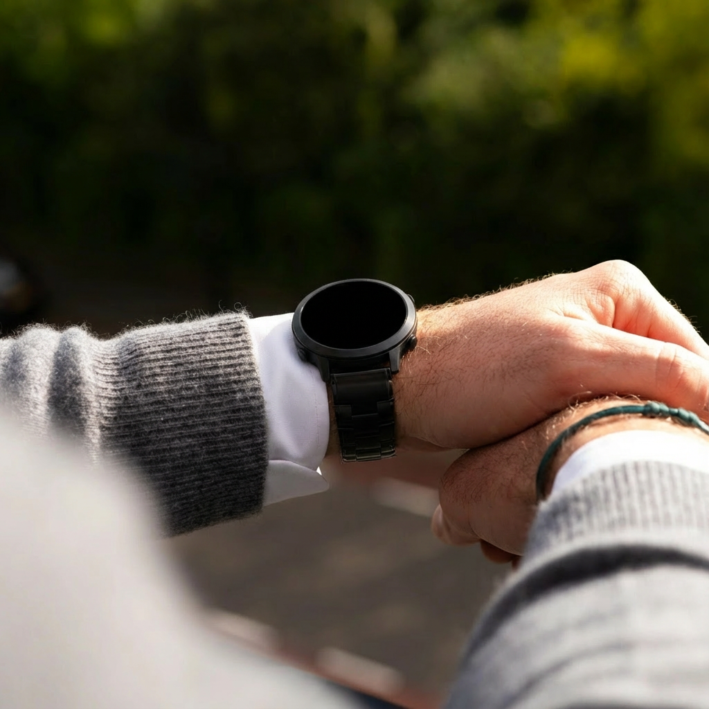 Correa titanio con establon Garmin Fenix 8 Pro - 47mm (negro)