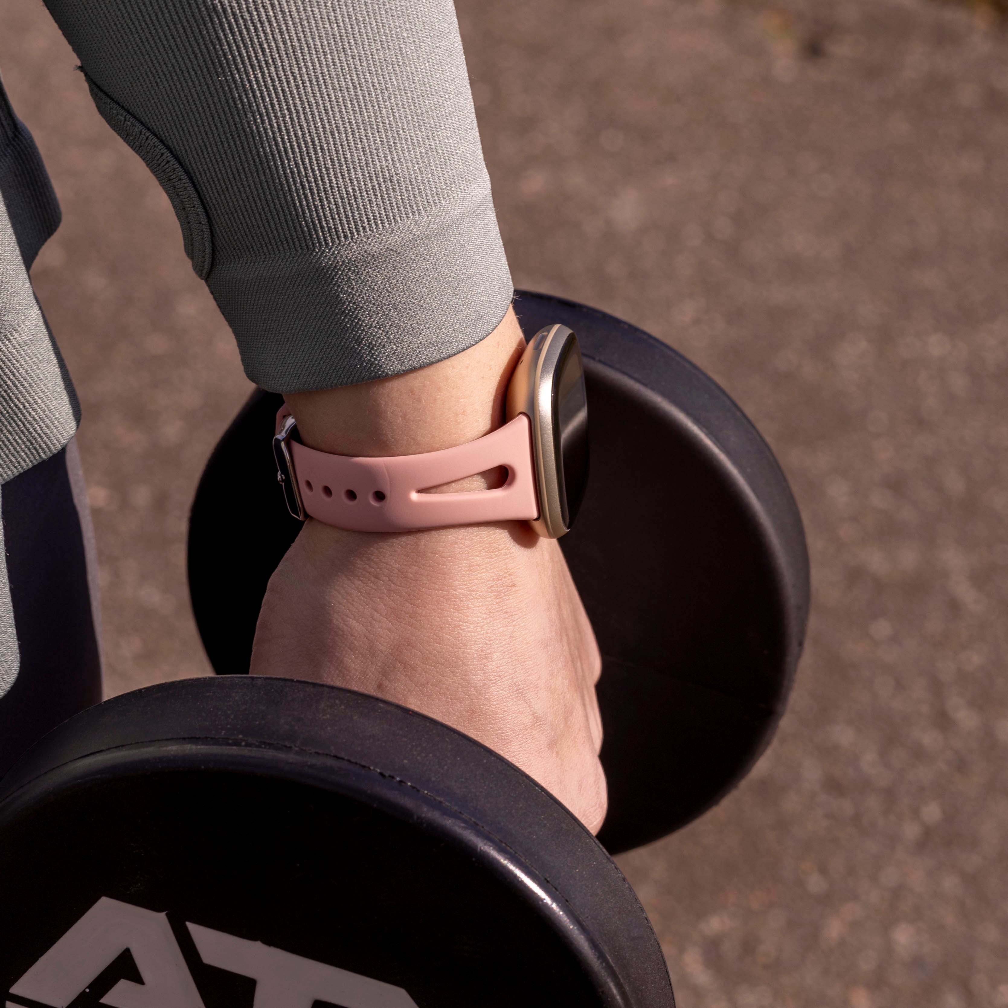 Fitbit Sense 2 Premium Silicone Strap (Pink)