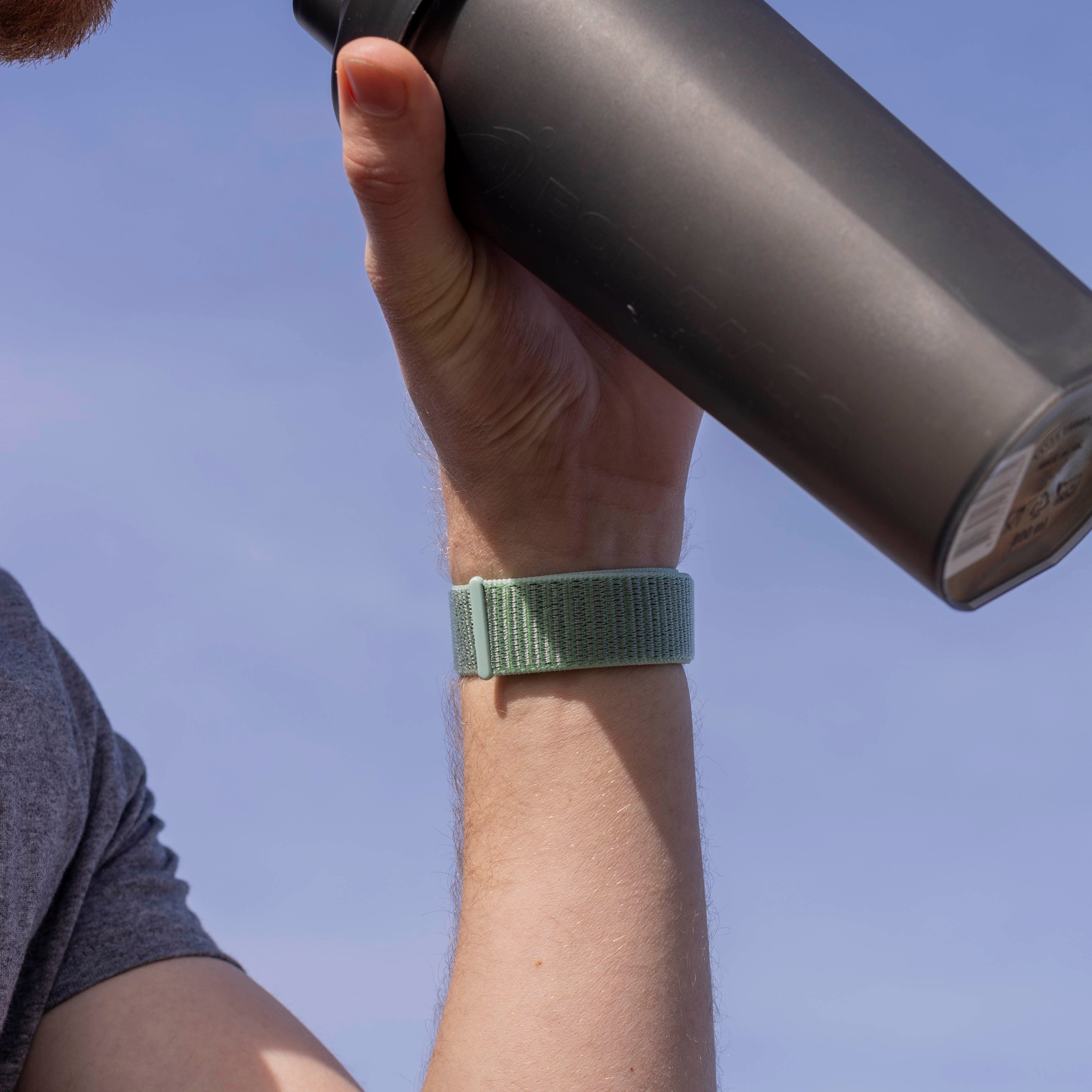 Fitbit Versa 3 Nylonarmband (Mintgrün)