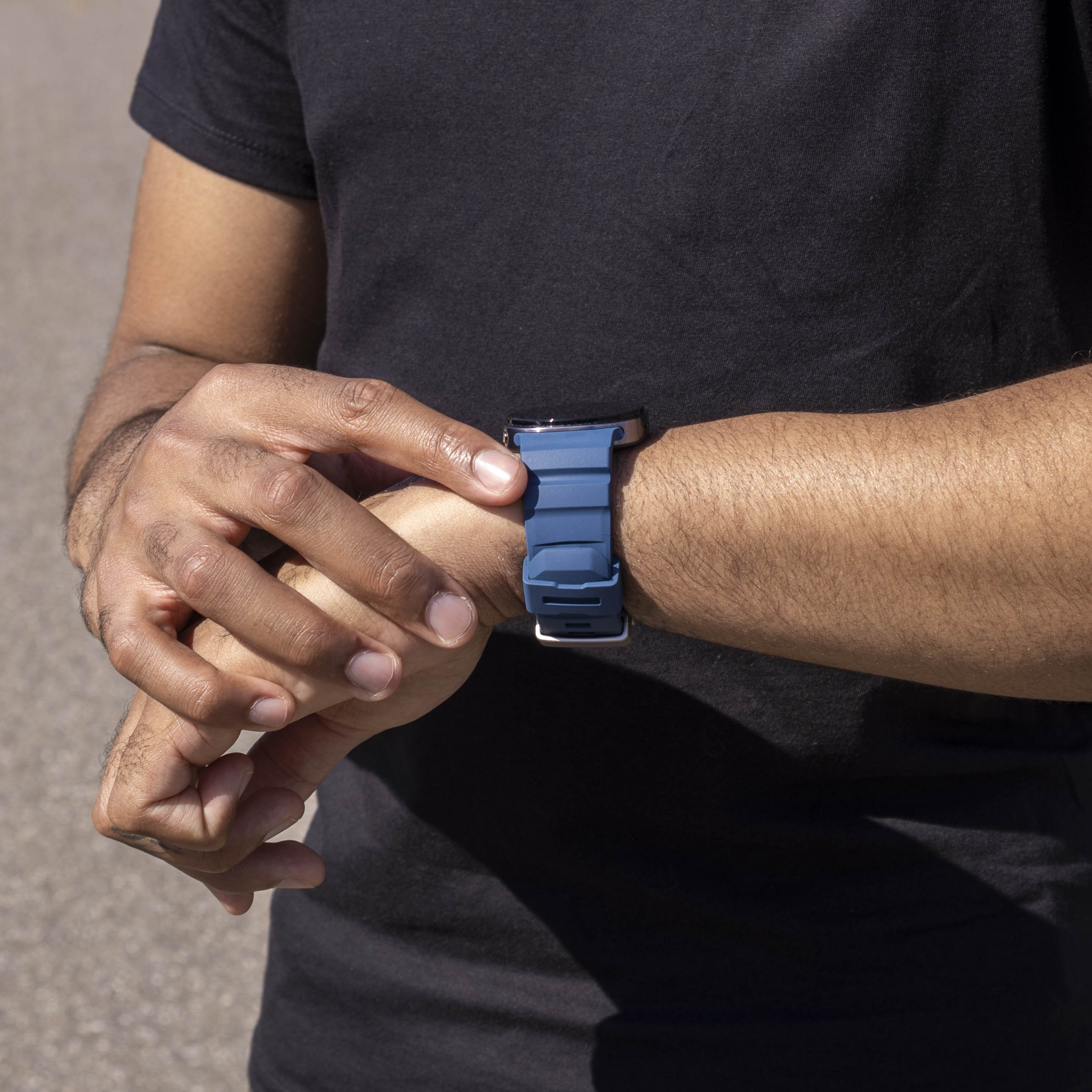 Samsung Galaxy Watch 8 - 40mm Extreme Silicone Strap (Dark Blue)