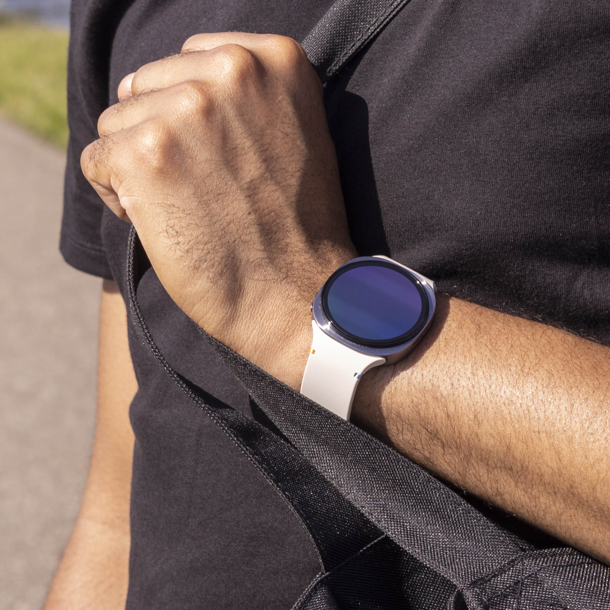 Samsung Galaxy Watch 8 - 40mm siliconen bandje (sterrenlicht)