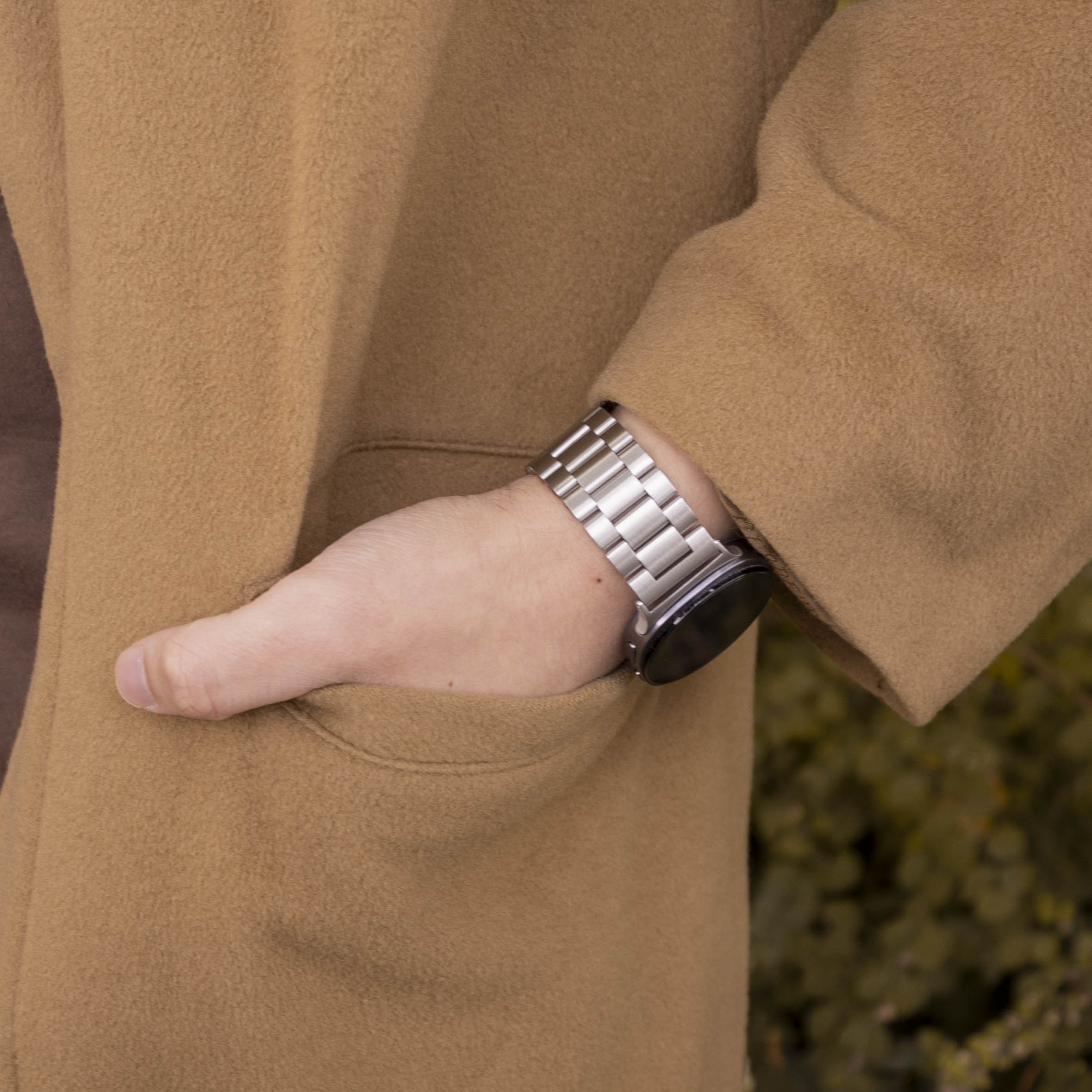 Bandz Samsung Galaxy Watch 8 Classic Stahlarmband 'Classic' (Silber)