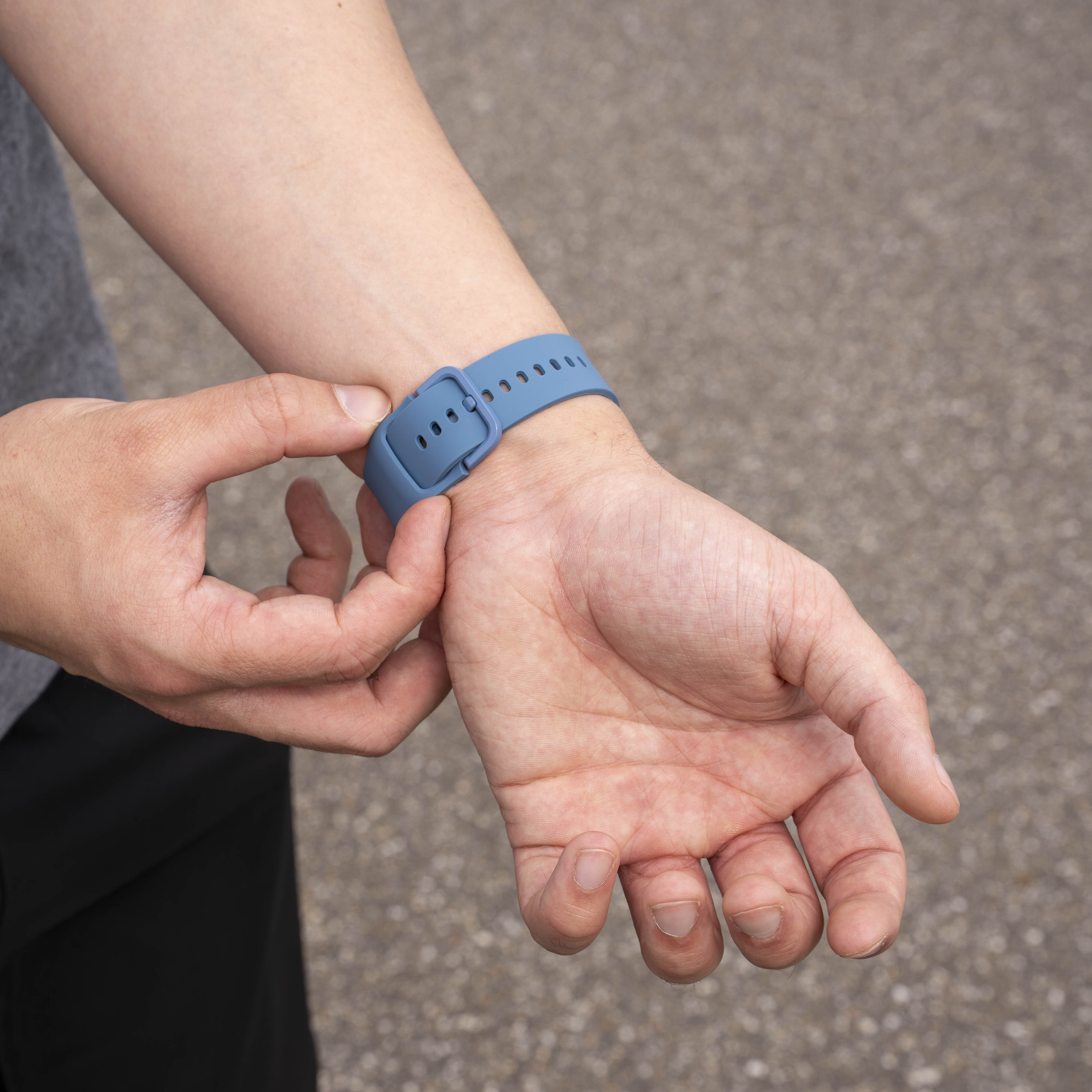 Samsung Galaxy Watch 8 - 40 mm Silikonarmband (blau)