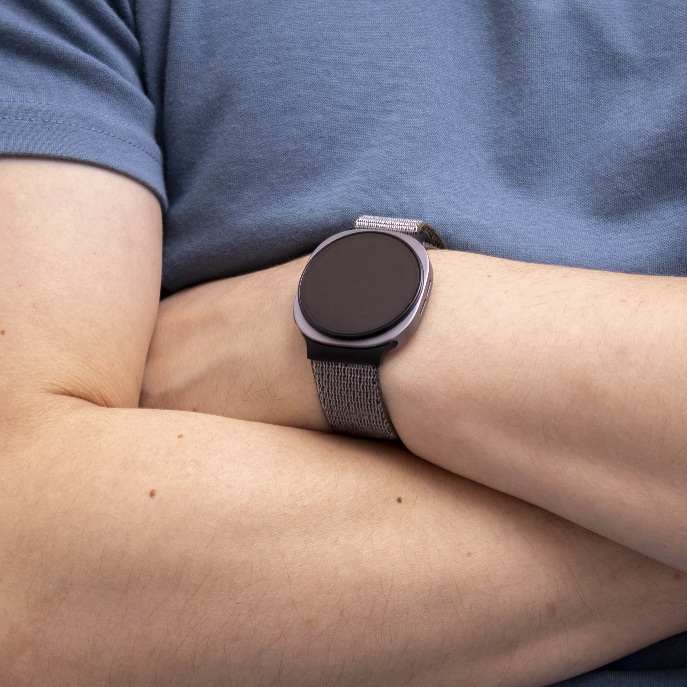 Samsung Galaxy Watch 8 - 40mm Nylonarmband (Olivgrün)