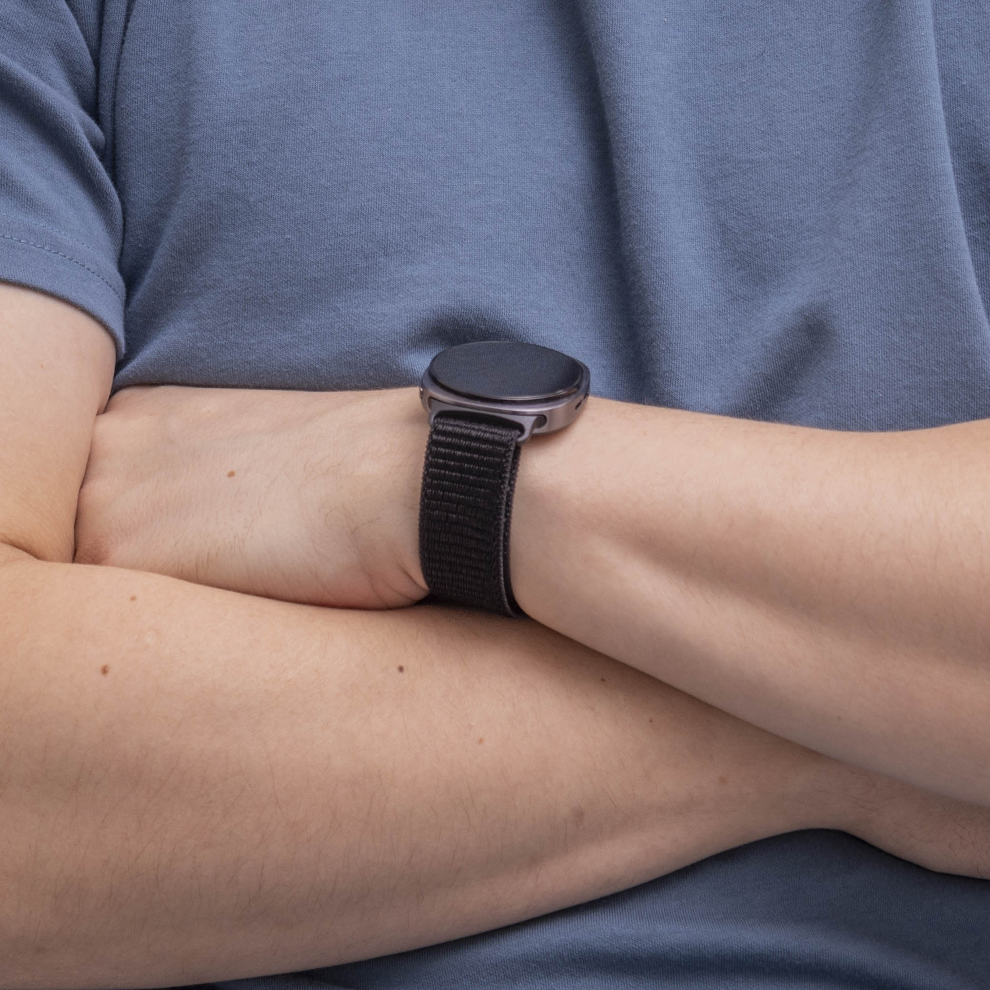 Samsung Galaxy Watch 8 - 40mm Nylonarmband (Schwarz)