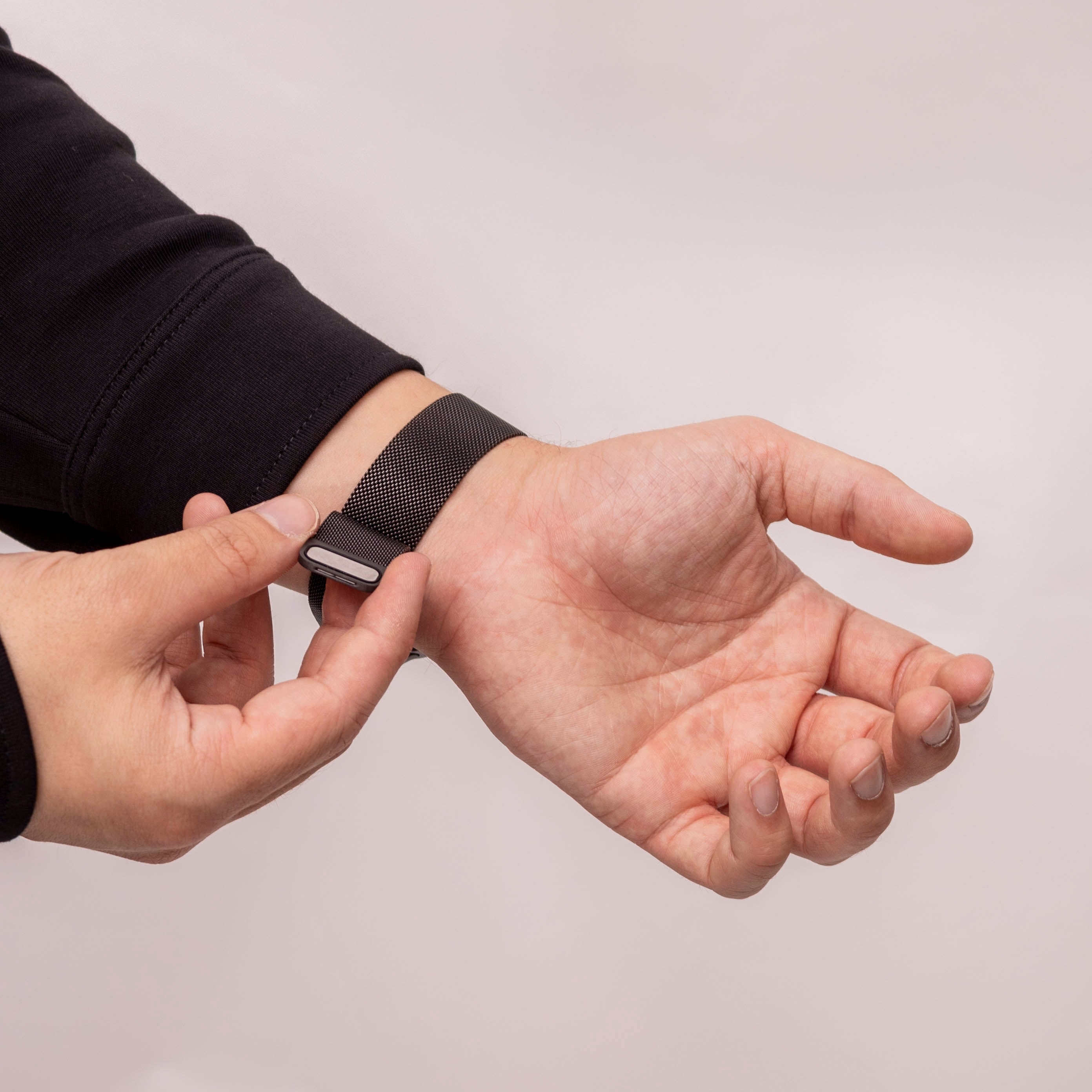 Samsung Galaxy Watch 8 Classic Milanese Armband (Schwarz)