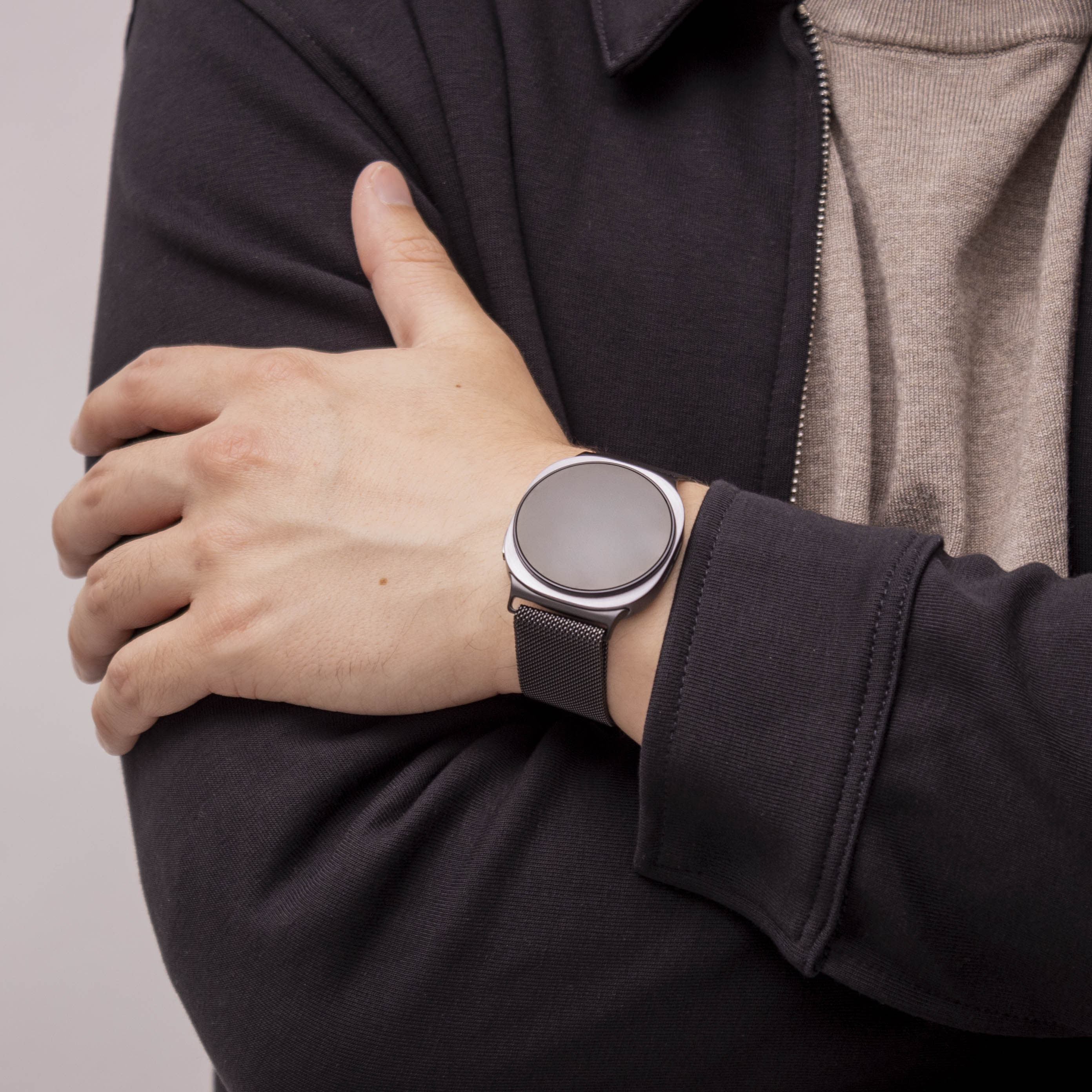 Samsung Galaxy Watch 8 Classic Milanese Armband (Schwarz)