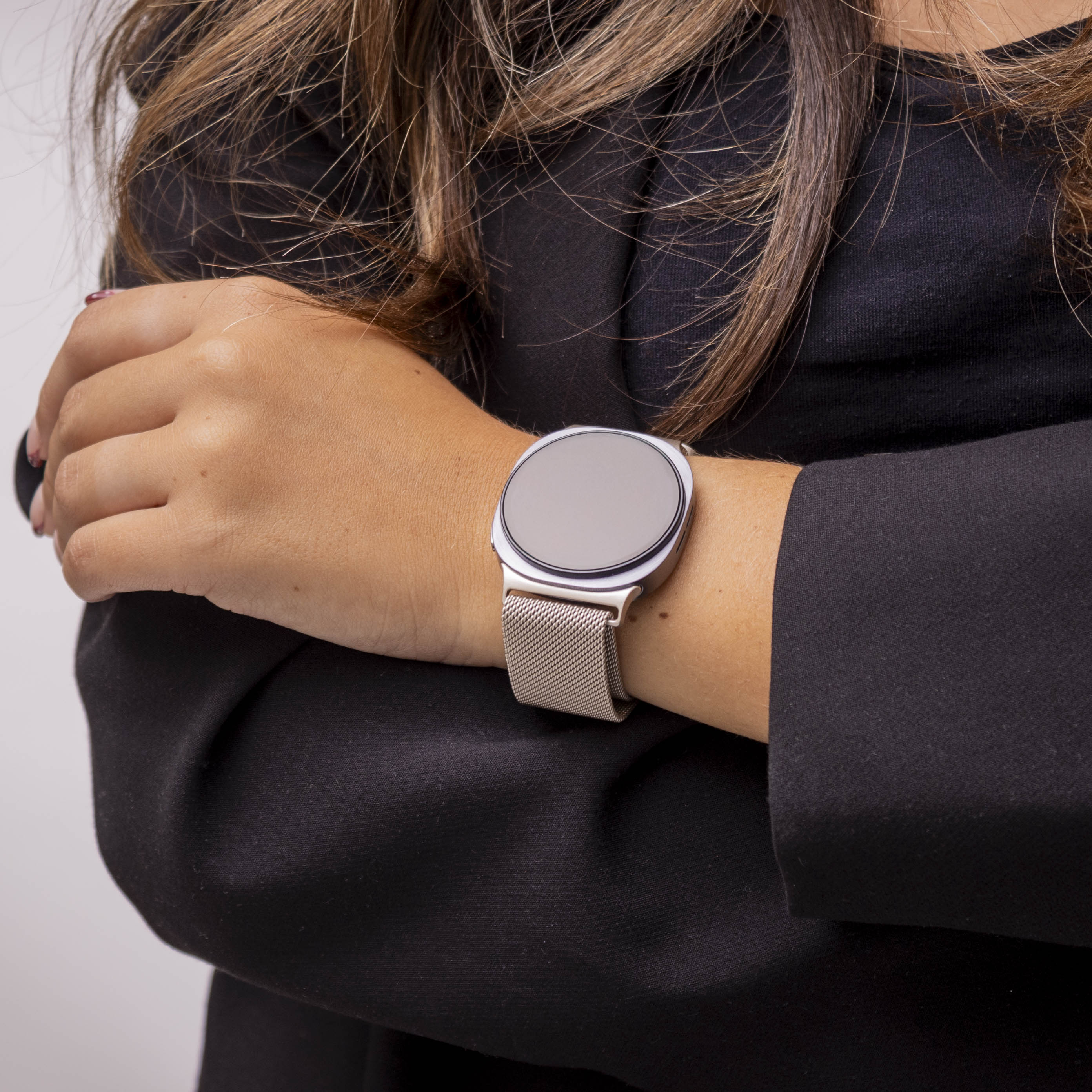 Samsung Galaxy Watch 8 Classic Milanese Armband (Polarstern)