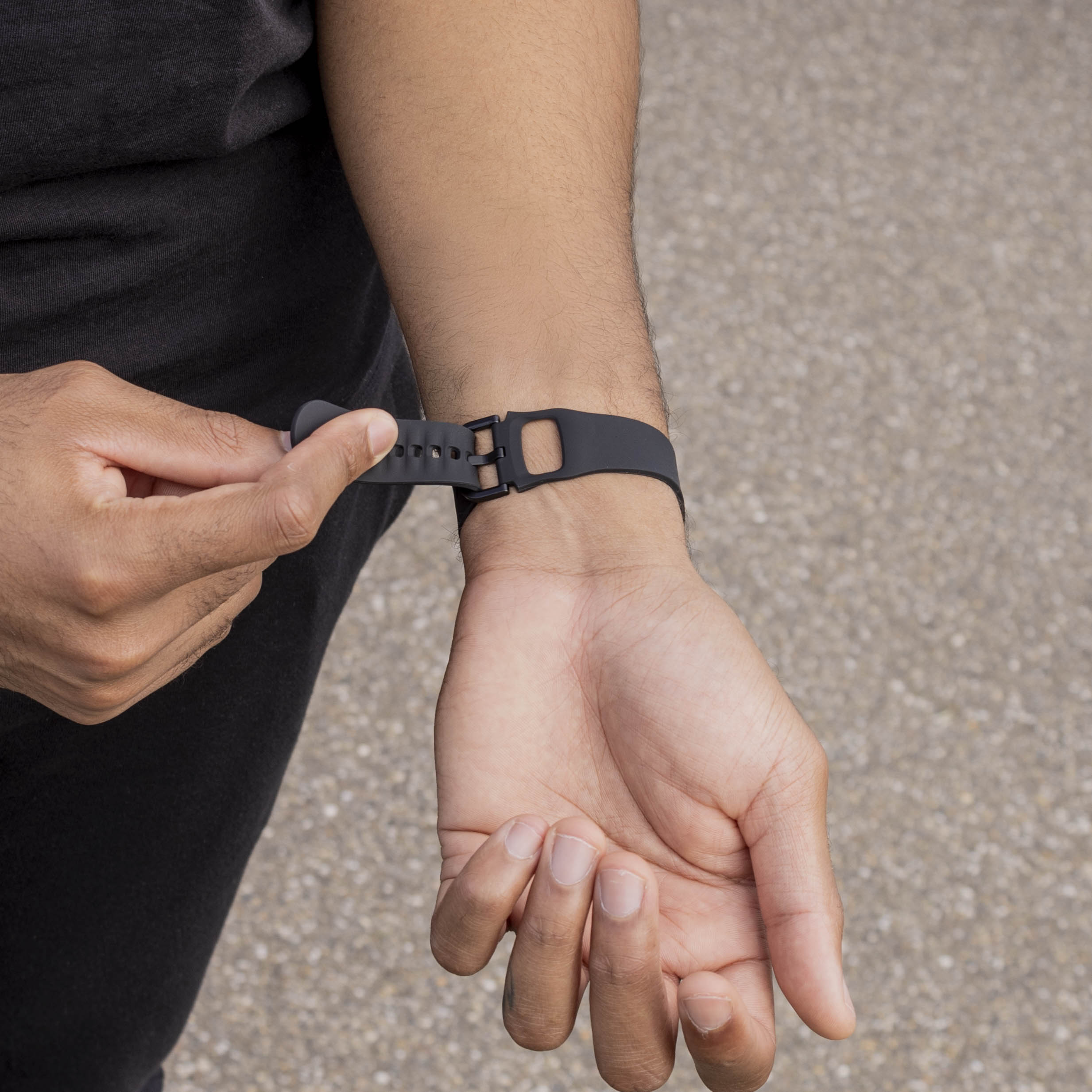 Samsung Galaxy Watch 8 - 40 mm Silikonarmband (schwarz)