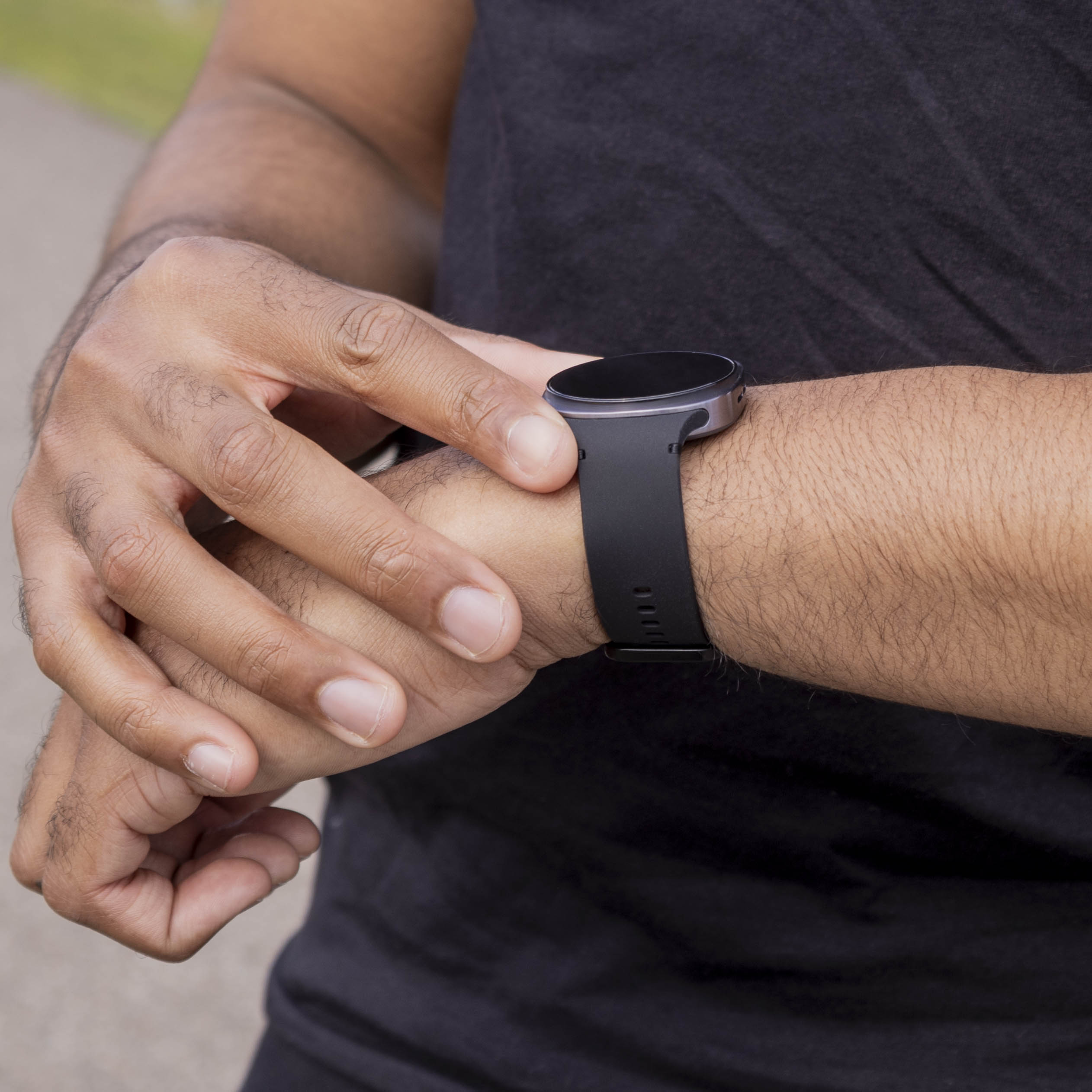 Samsung Galaxy Watch 8 - 40 mm Silikonarmband (schwarz)