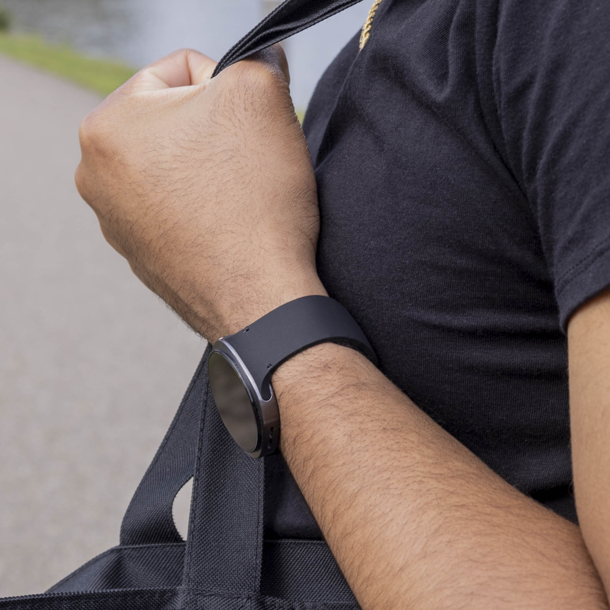 Samsung Galaxy Watch 8 - 40 mm Silikonarmband (schwarz)