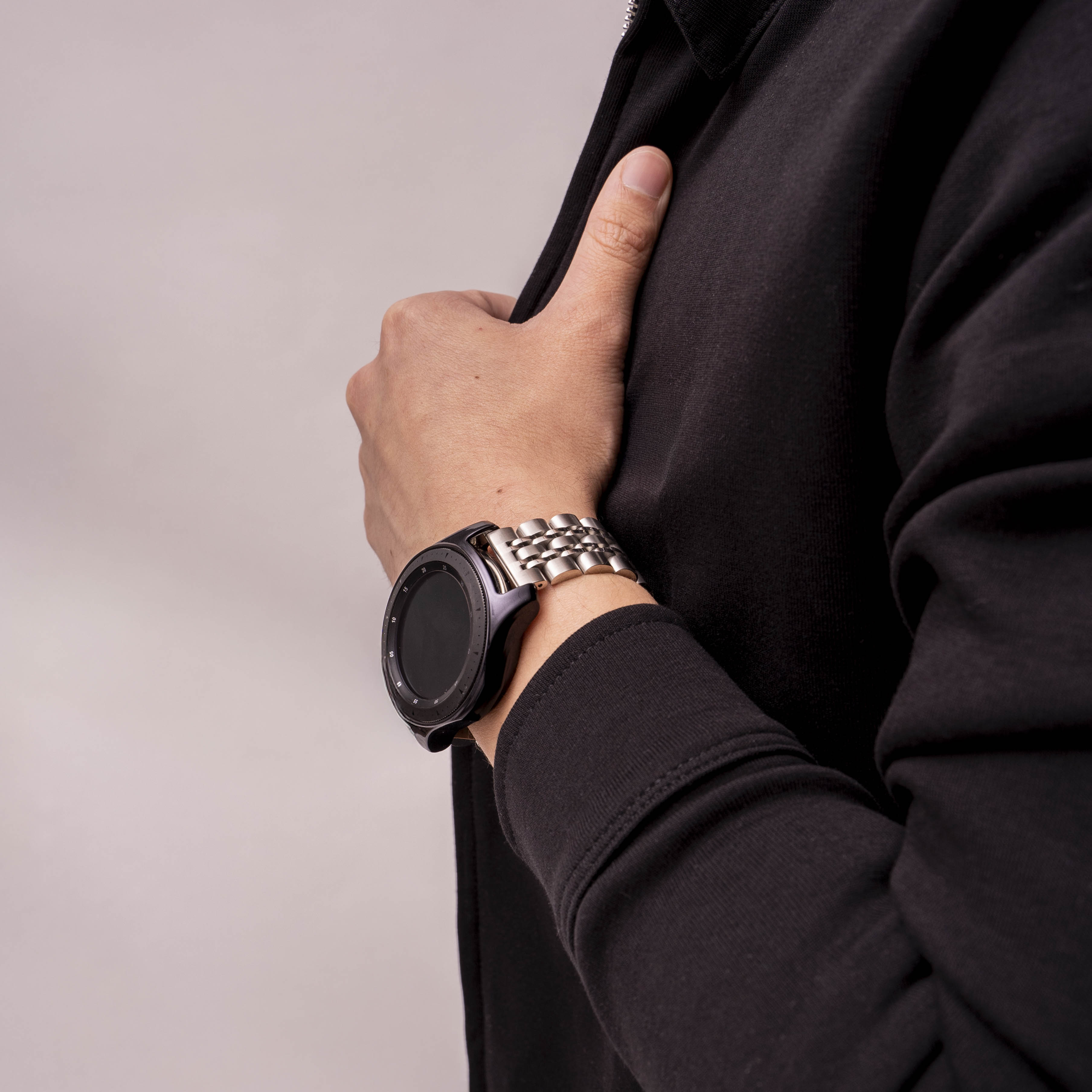 Amazfit GTR 3 (Pro) Duo Gliederarmband (Silber)