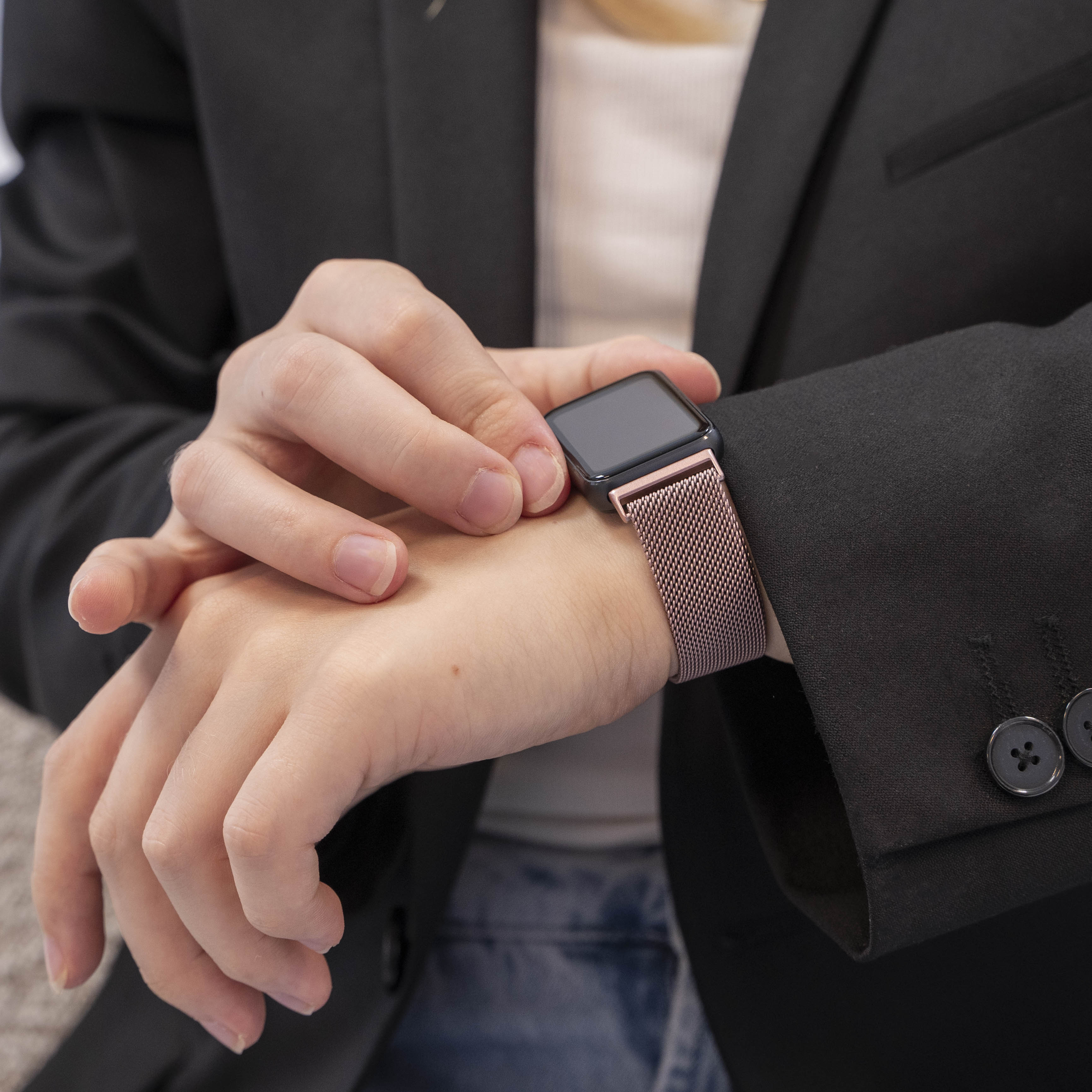 Samsung Galaxy Fit 3 Milanese Armband (Rosa)