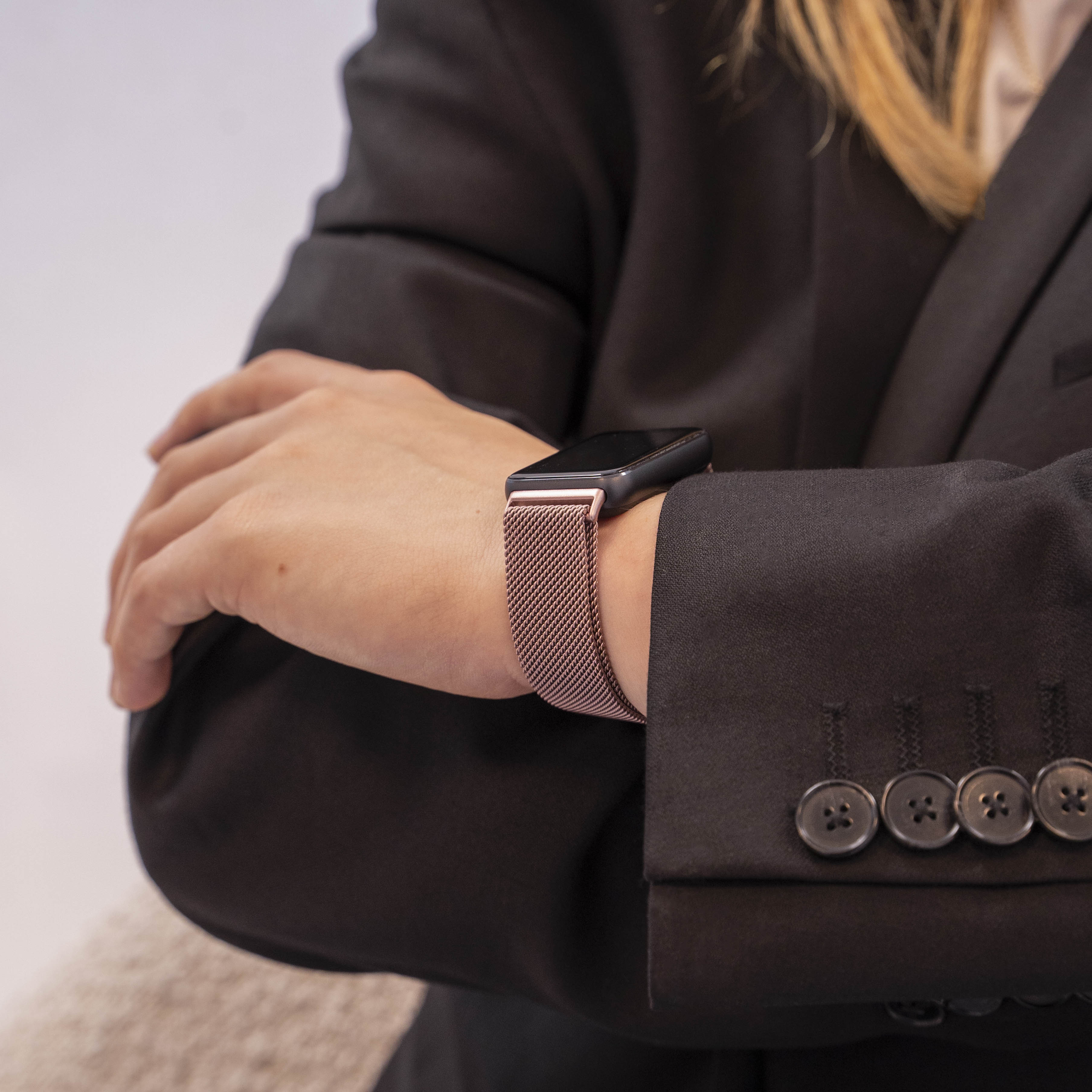 Samsung Galaxy Fit 3 Milanese Armband (Rosa)