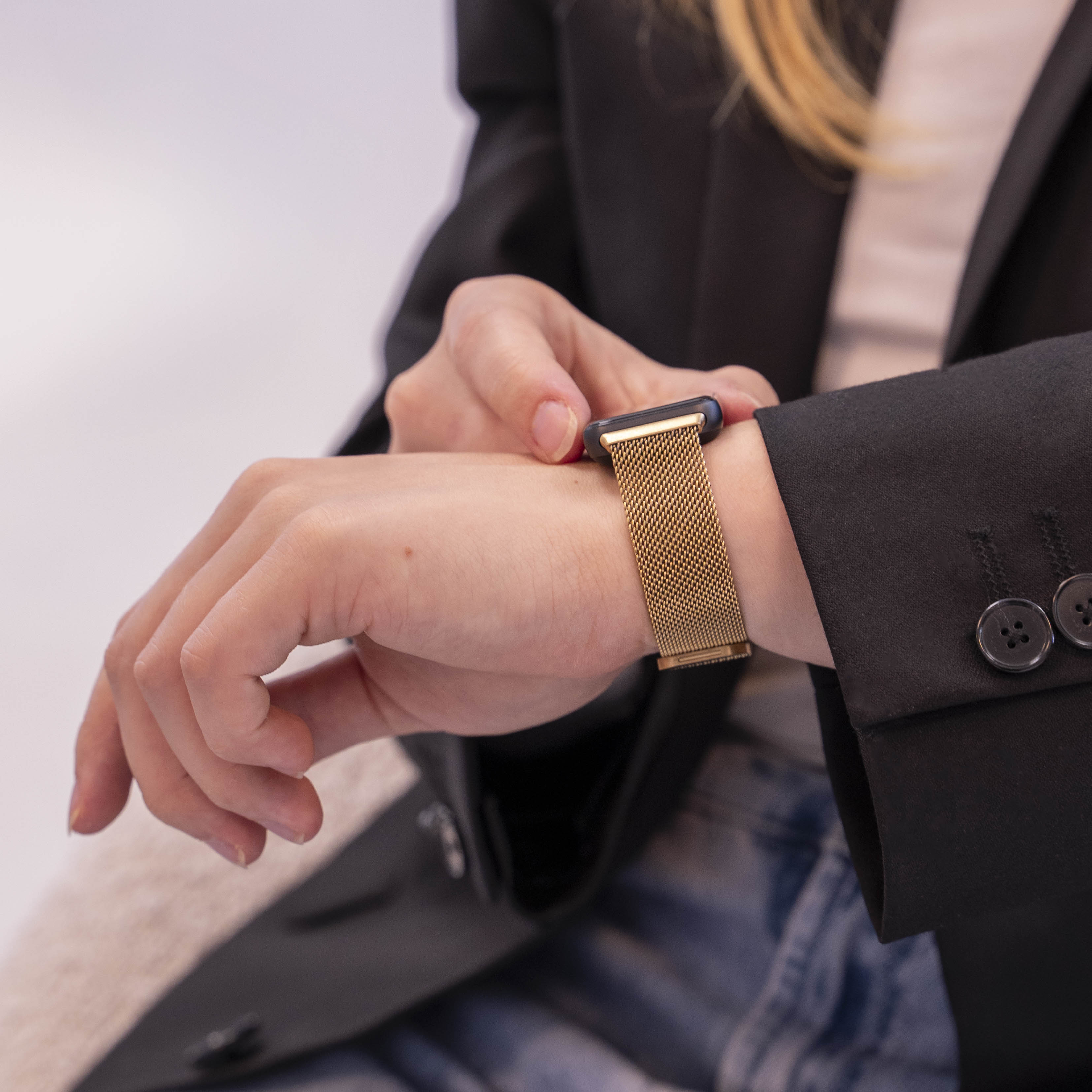 Samsung Galaxy Fit 3 Milanese Armband (Gold)