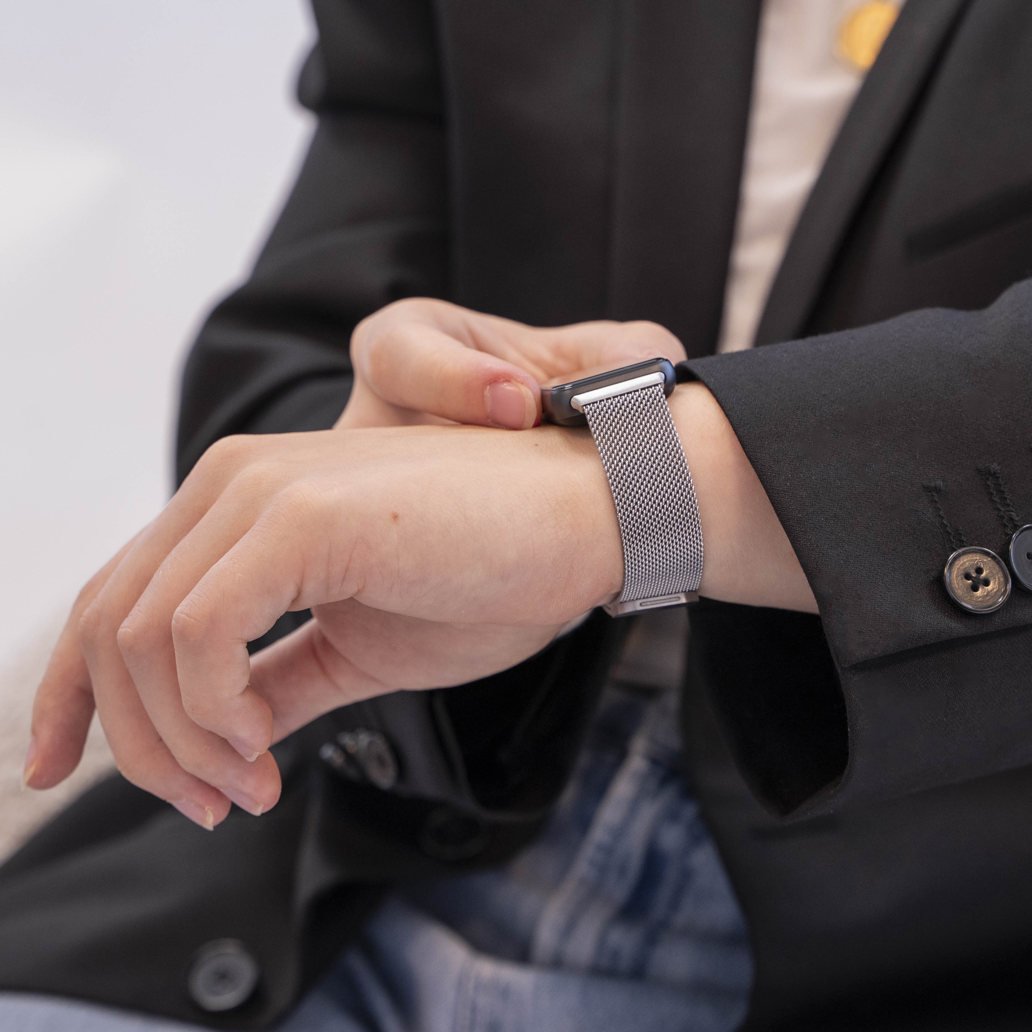 Samsung Galaxy Fit 3 Milanese Armband (Silber)