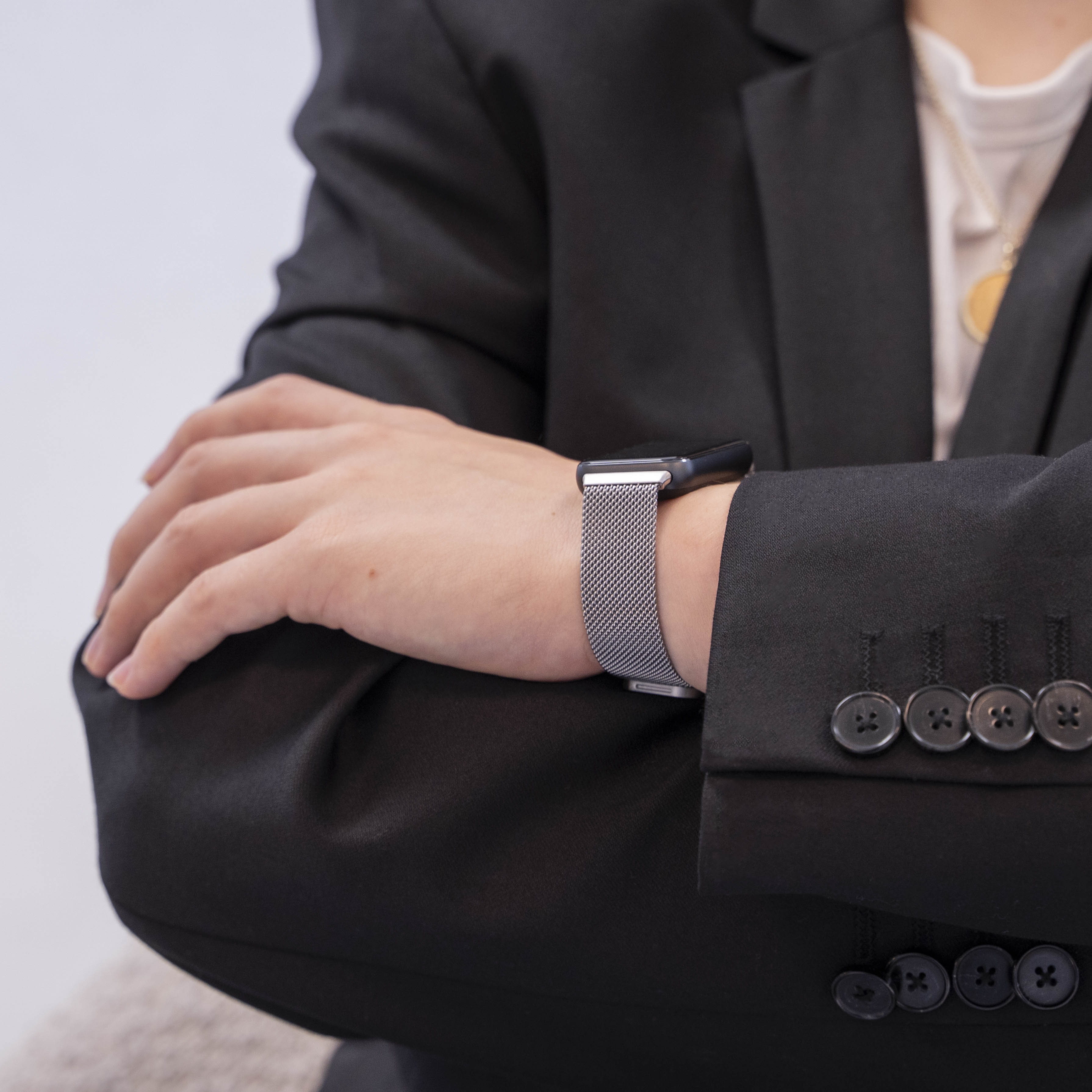 Samsung Galaxy Fit 3 Milanese Armband (Silber)