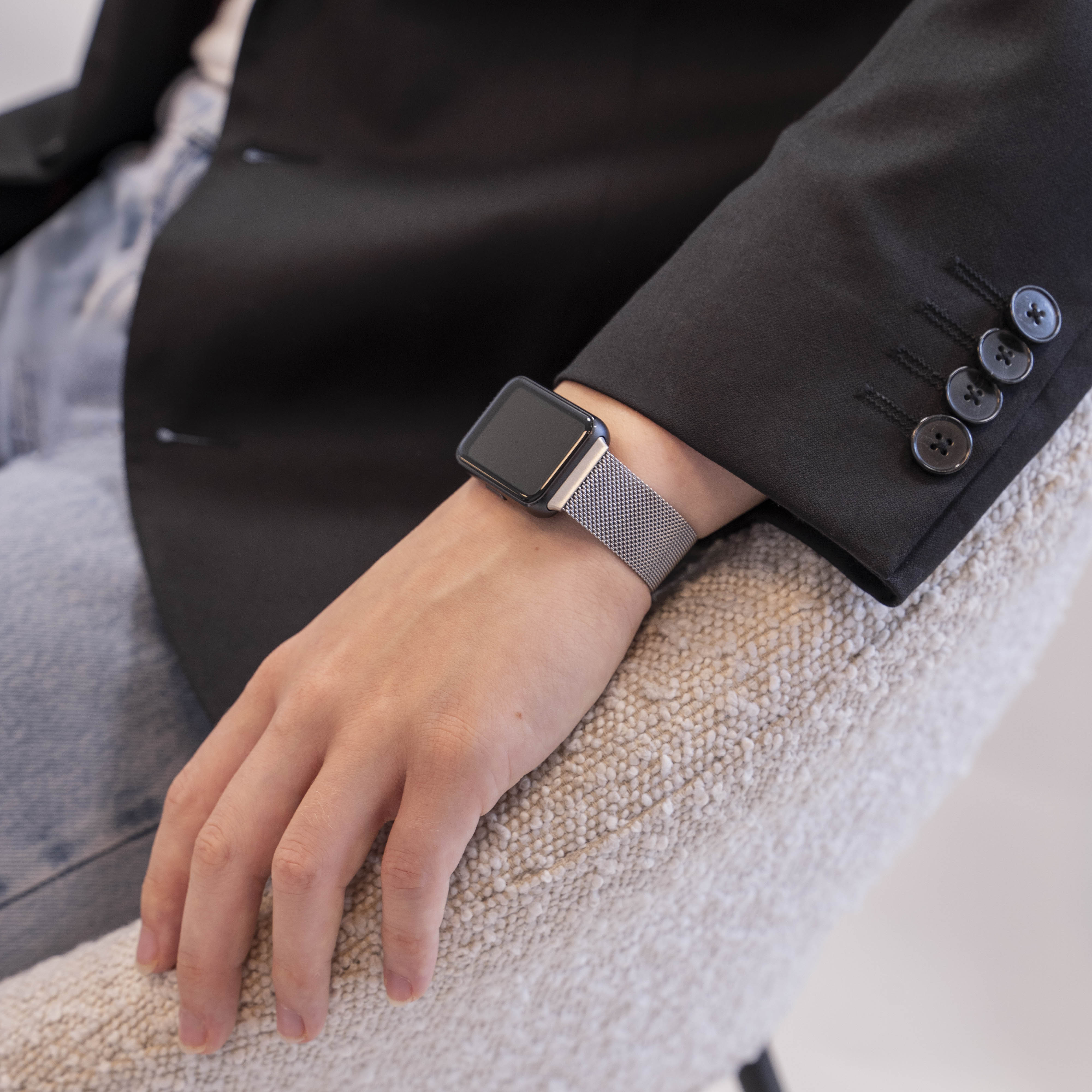 Samsung Galaxy Fit 3 Milanese Armband (Silber)