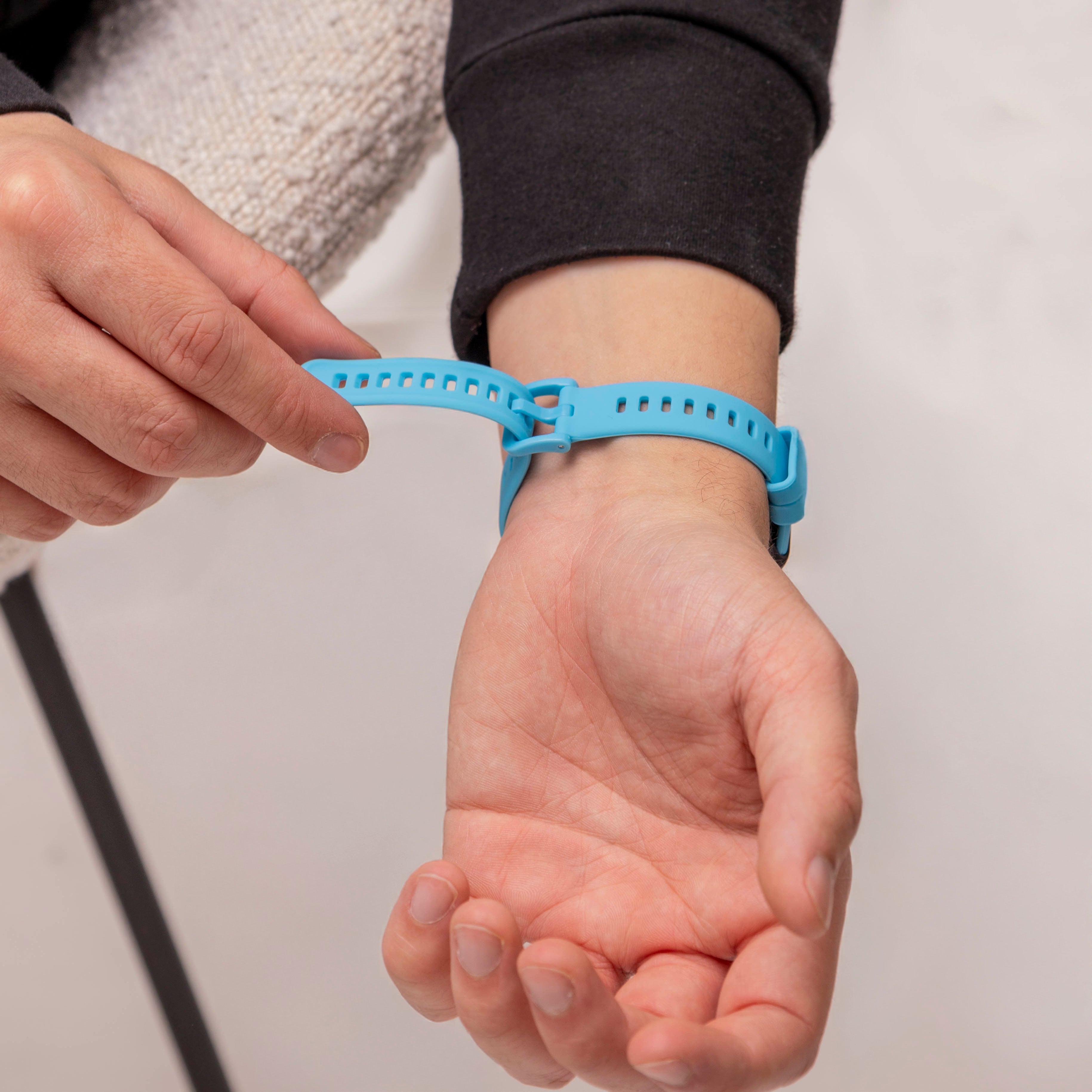 Huawei Band 9 Classic Silikonarmband (Hellblau)