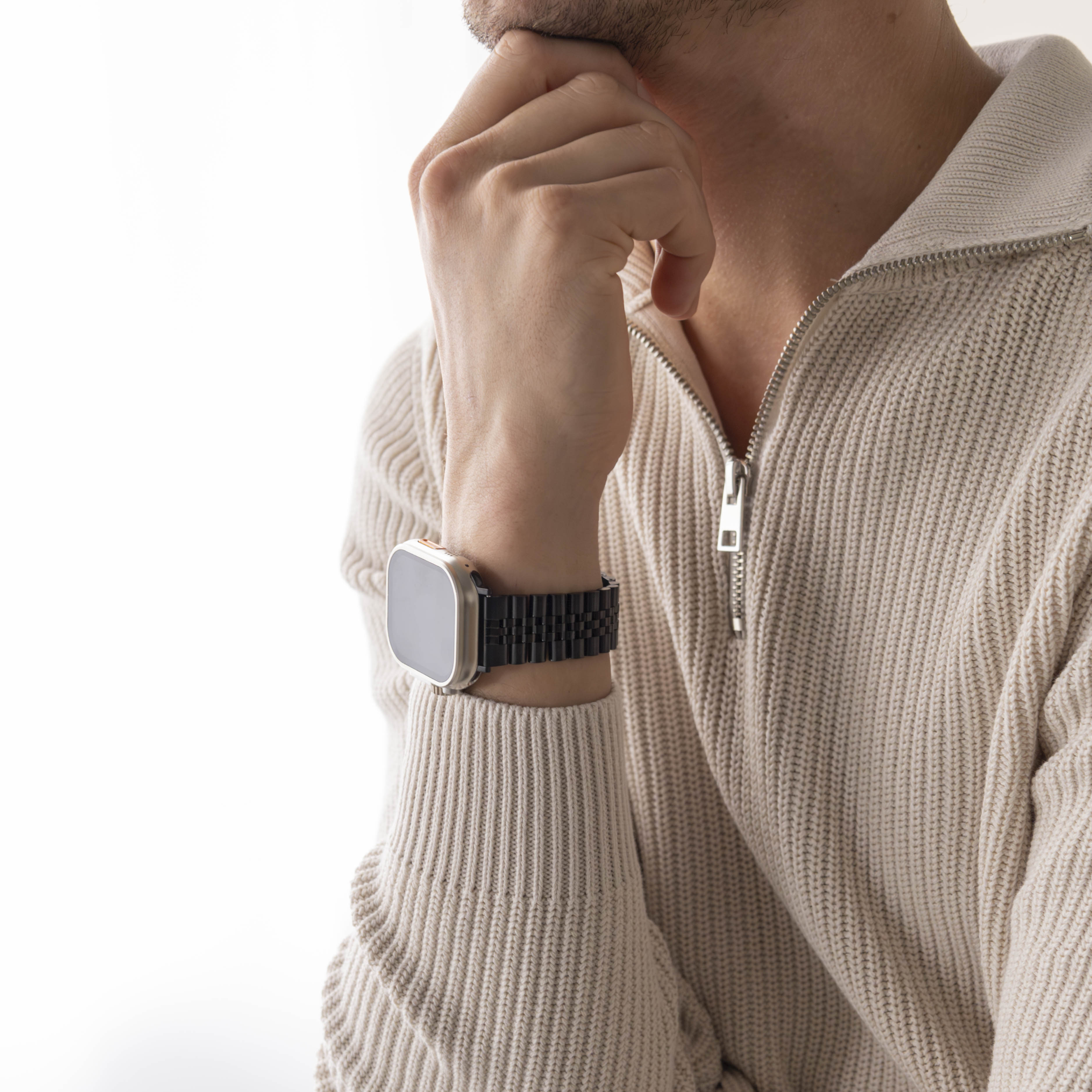 Apple Watch Steel Strap Jubilee (Black)