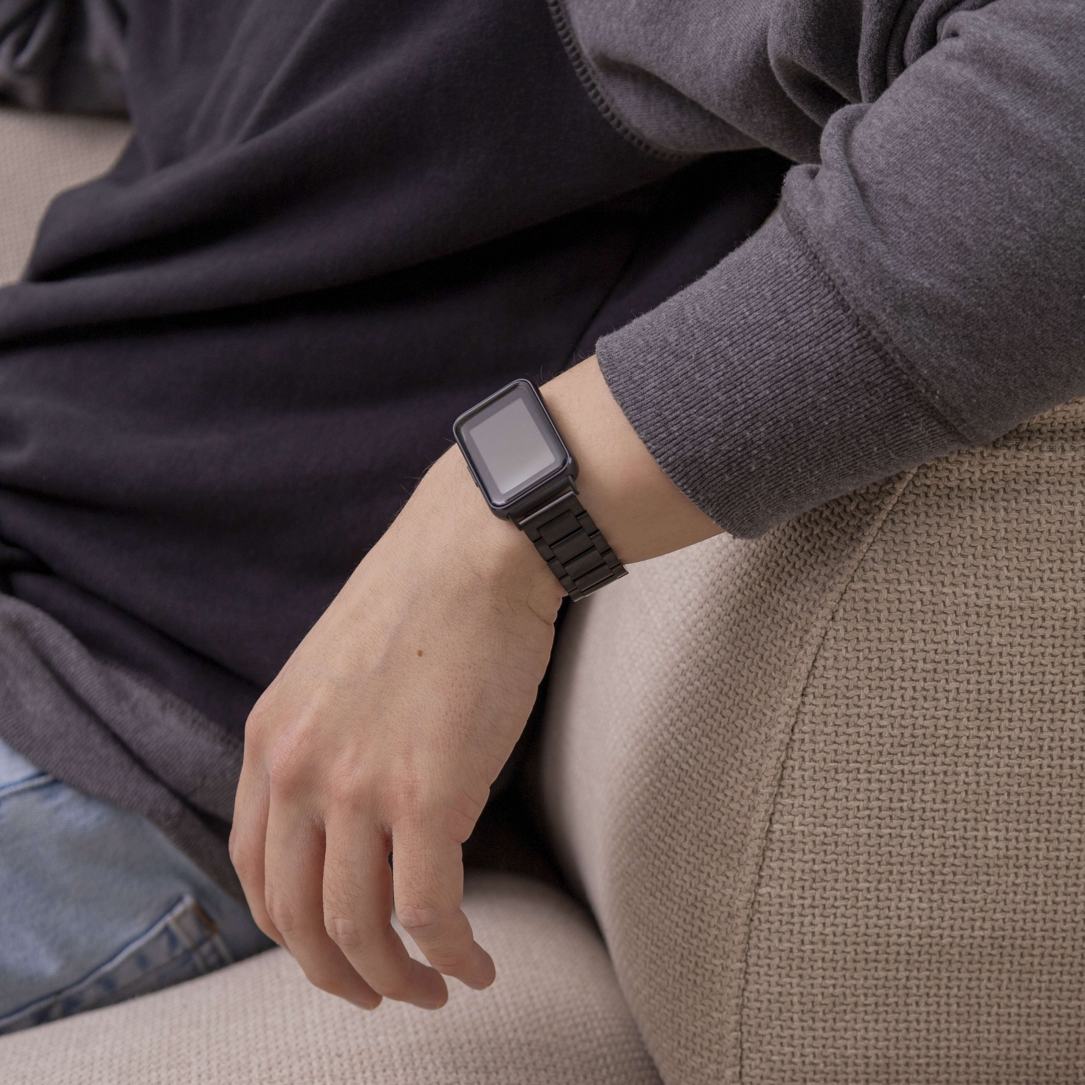 Samsung Galaxy Fit 3 Stahlarmband (Schwarz)