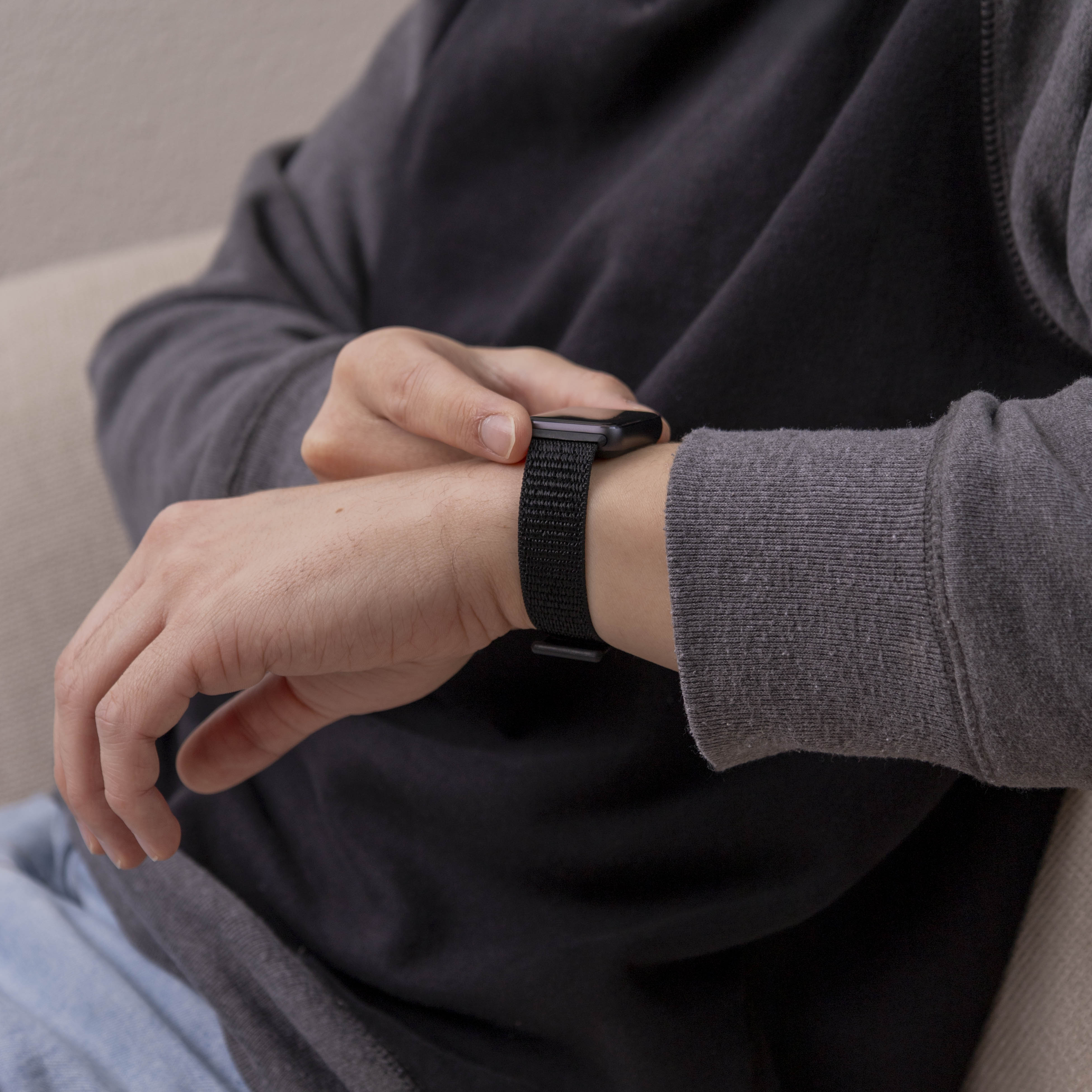 Samsung Galaxy Fit 3 Nylon Strap (Black)