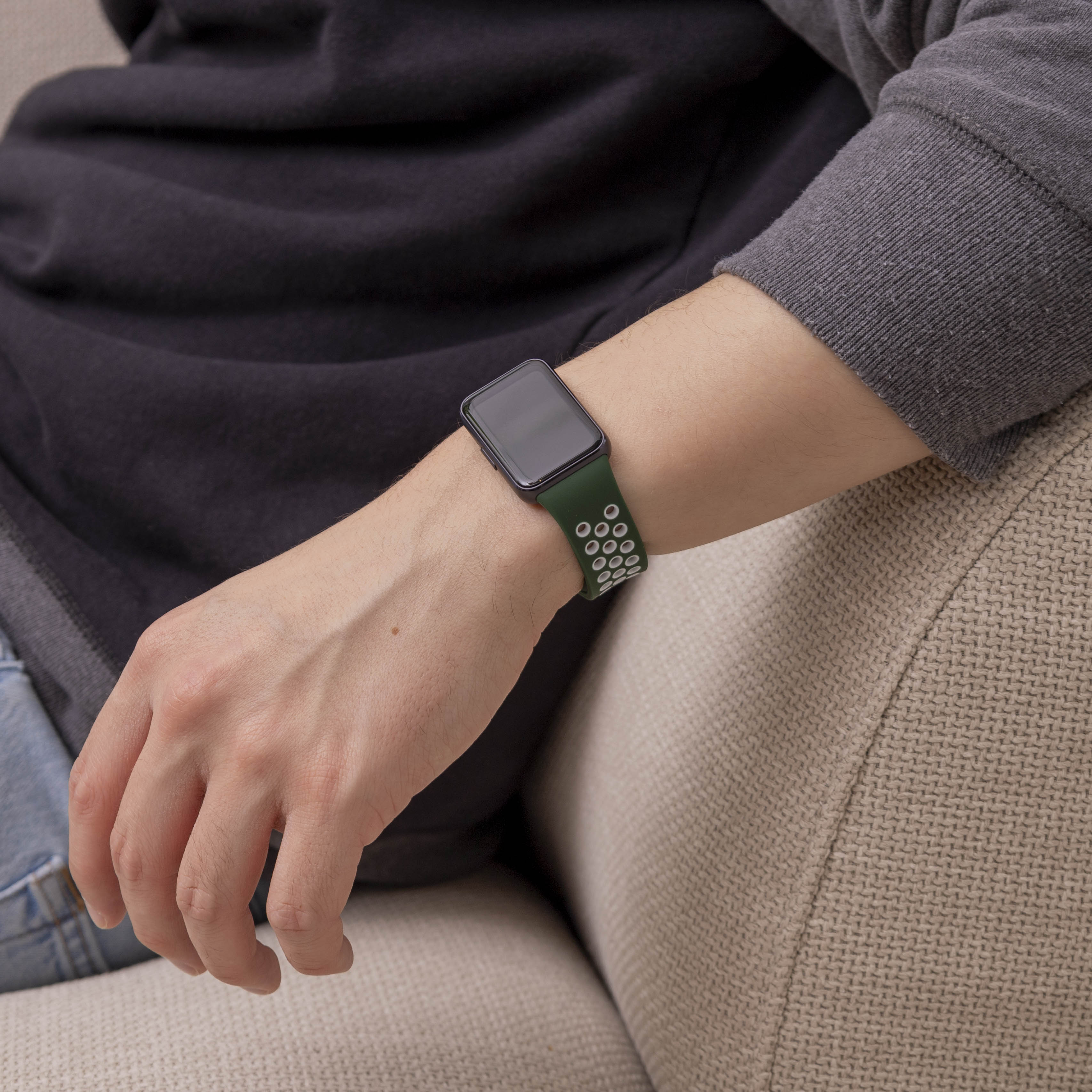 Samsung Galaxy Fit 3 Sportarmband (Grün/Weiß)