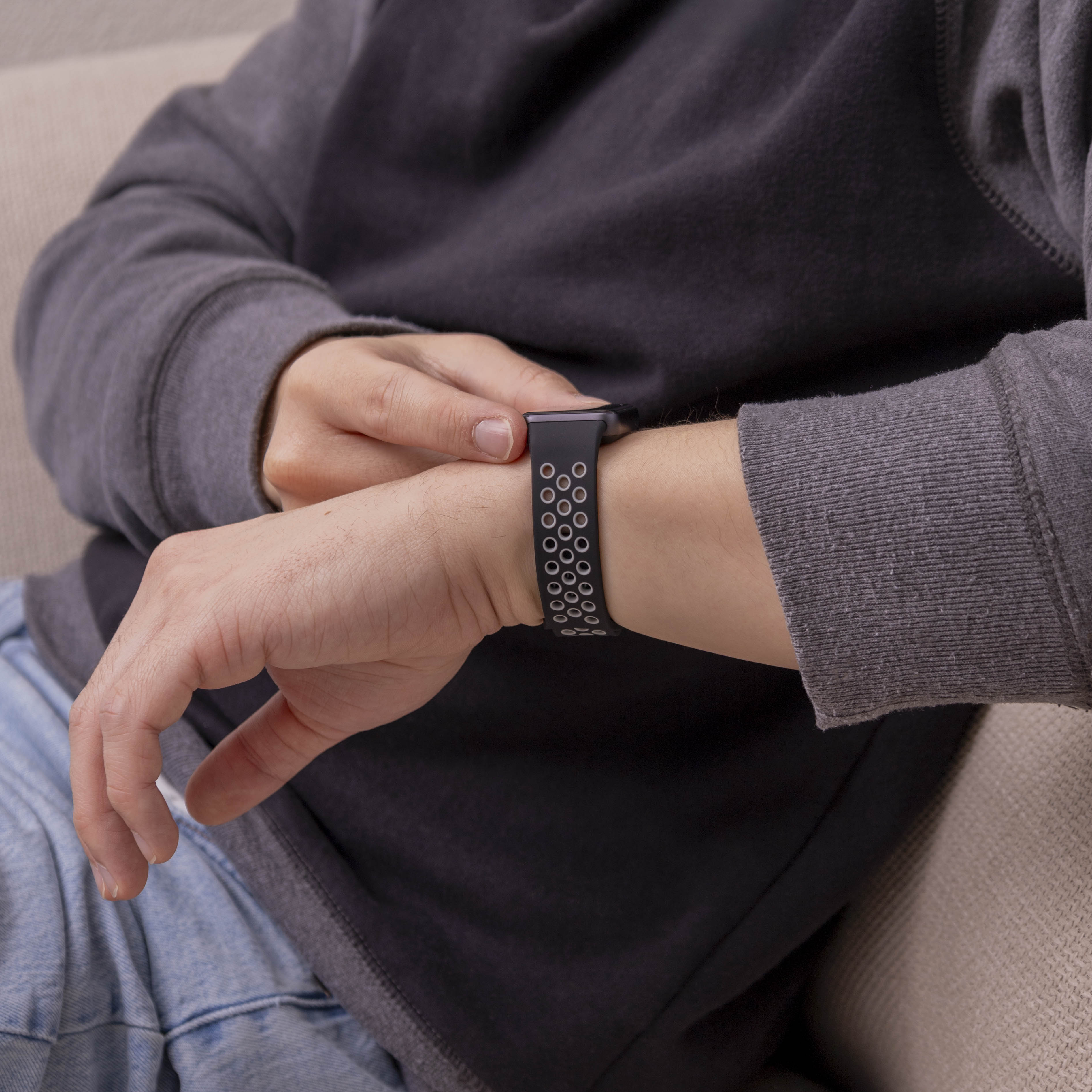 Samsung Galaxy Fit 3 Sportarmband (Schwarz/Grau)