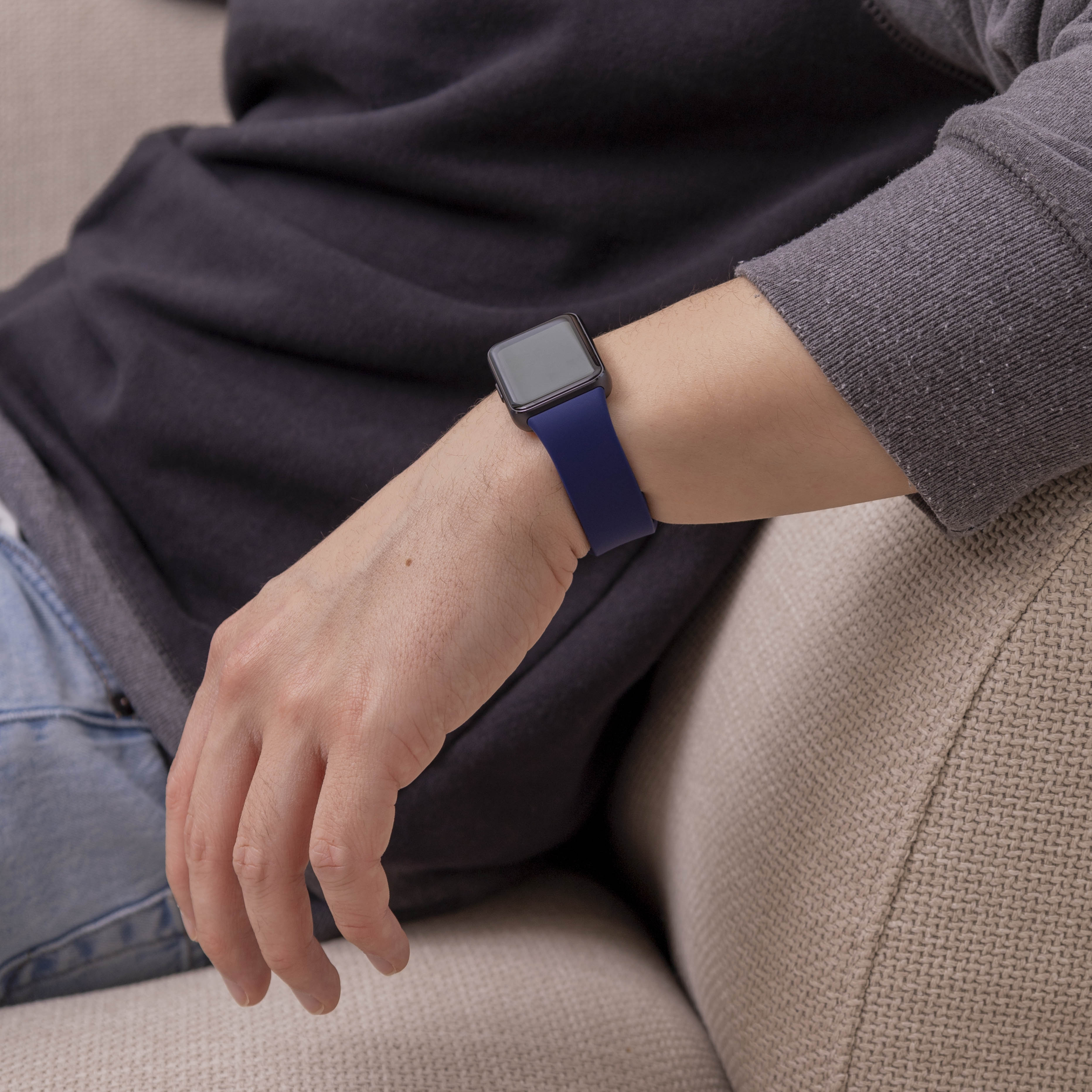 Samsung Galaxy Fit 3 Silikonarmband (Dunkelblau)