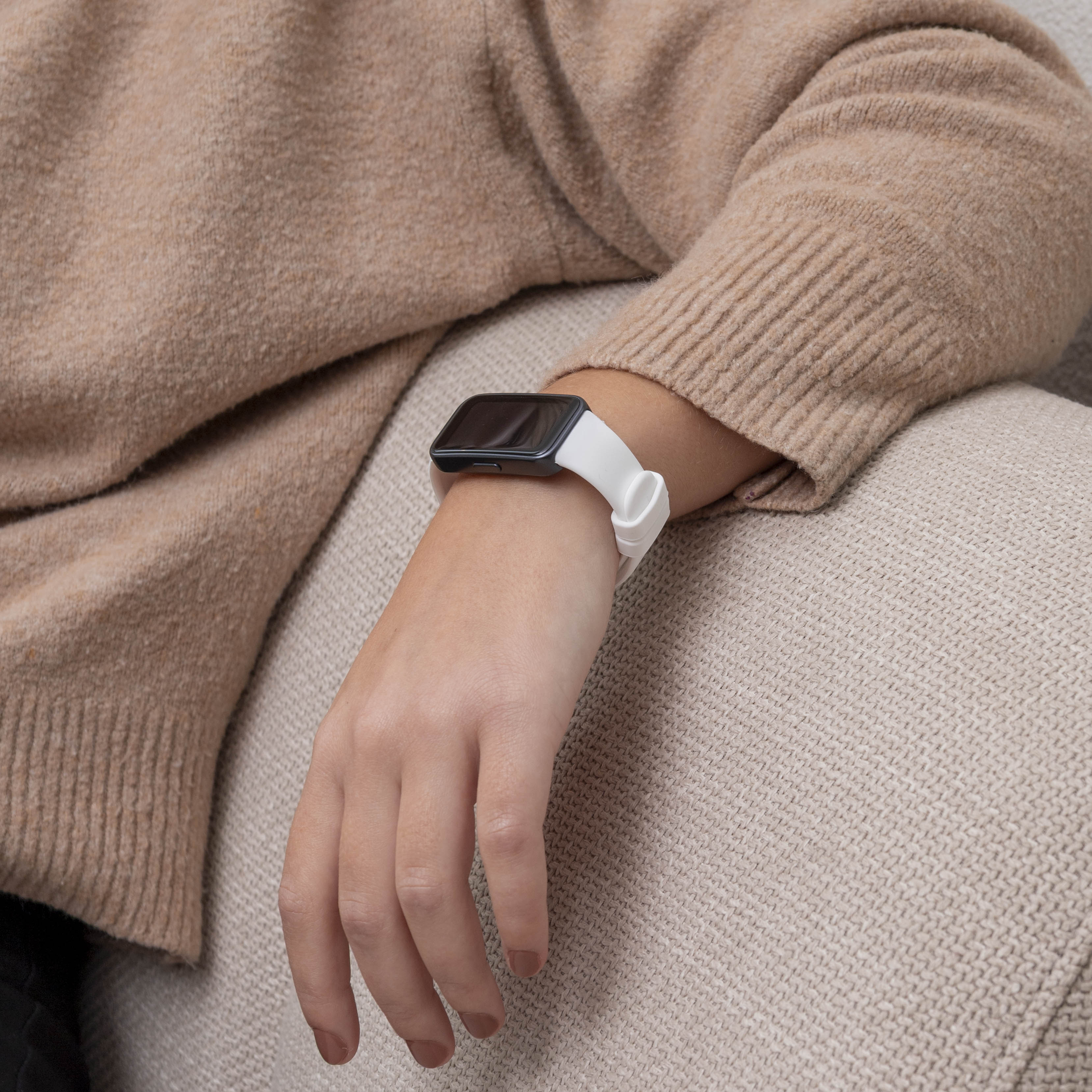 Huawei Band 10 Classic Silikonarmband (Weiß)