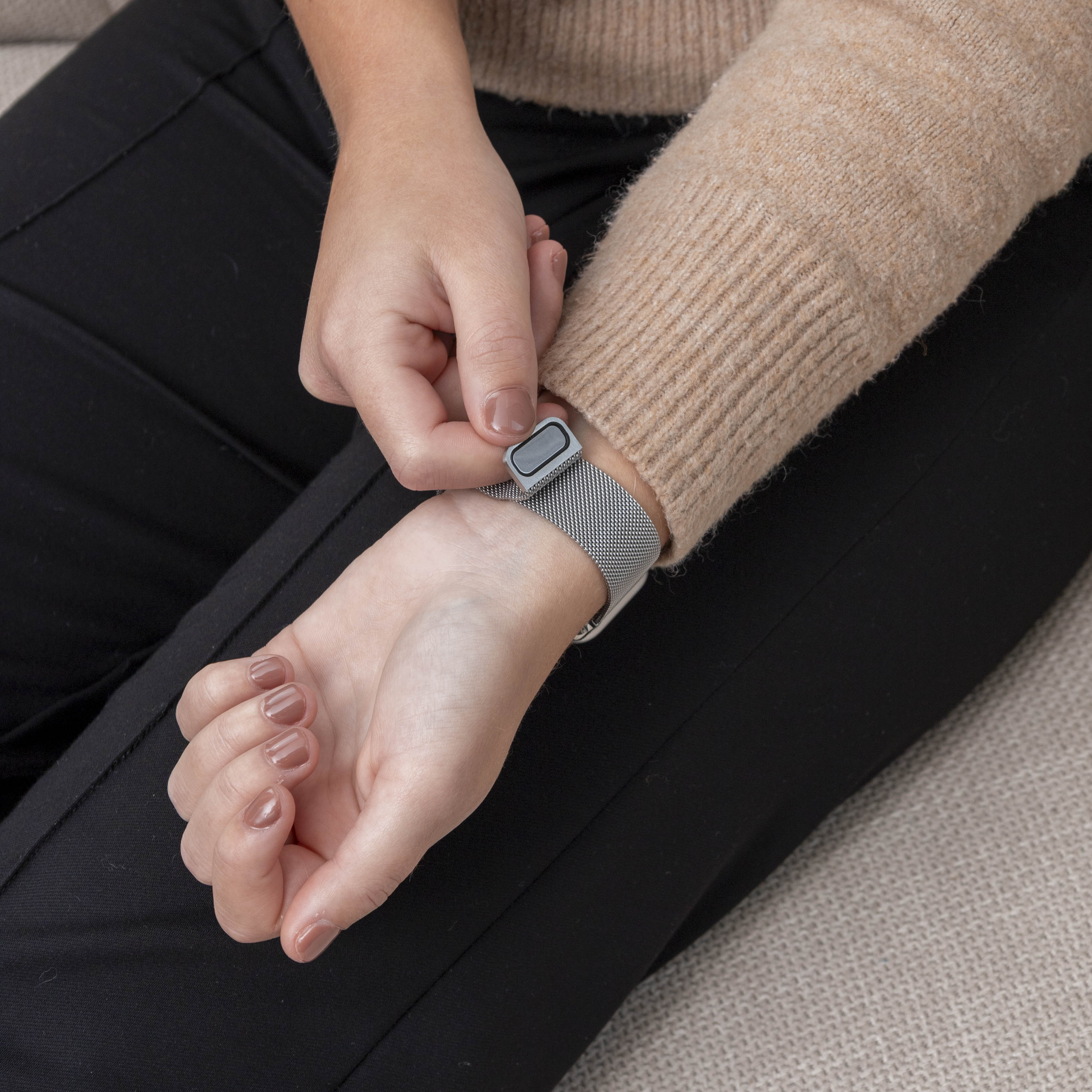 Fitbit Inspire 3 Milanese Strap (Silver)