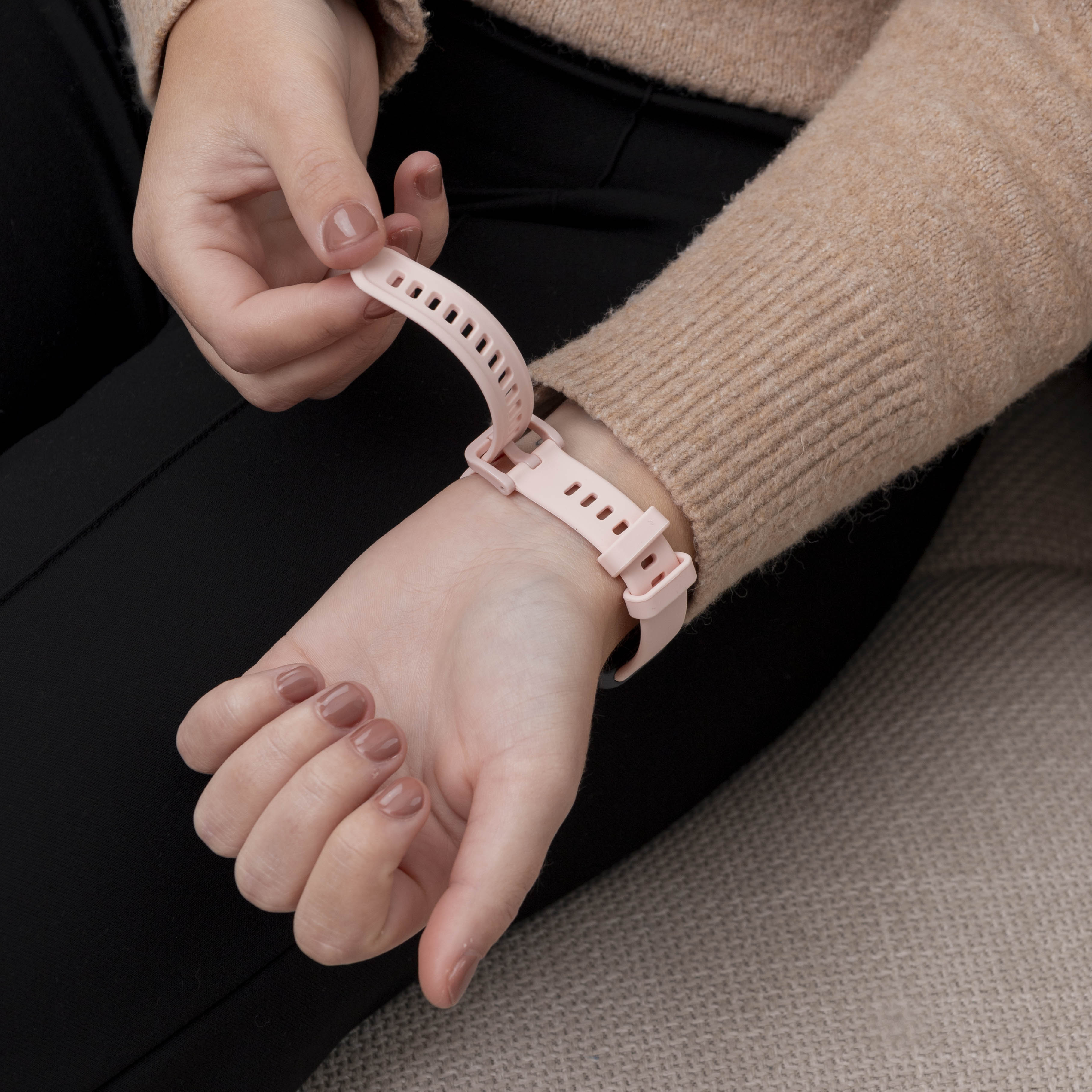 Huawei Band 10 Classic Silikonarmband (Rosa)