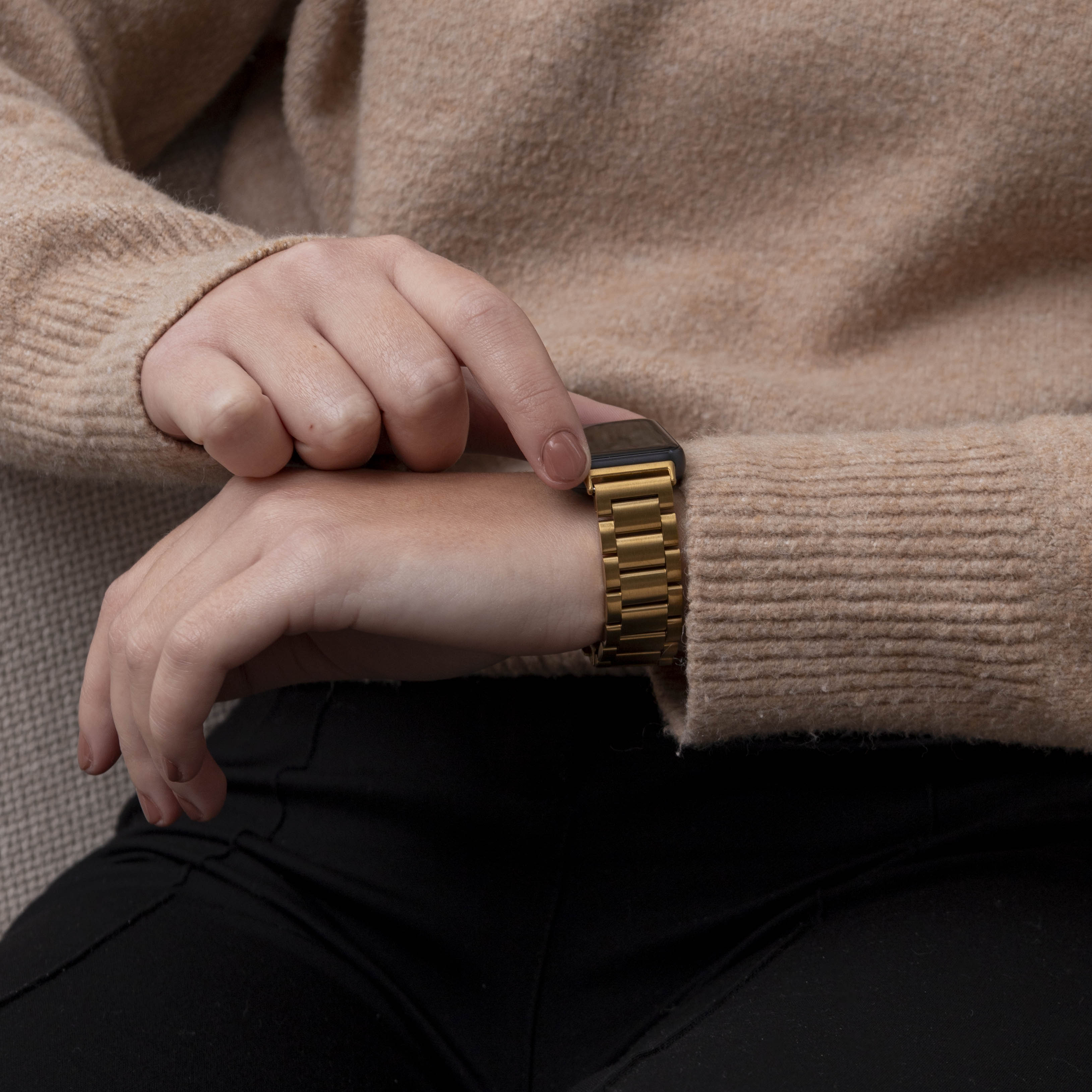 Correa acero Samsung Galaxy Fit 3 (dorado)