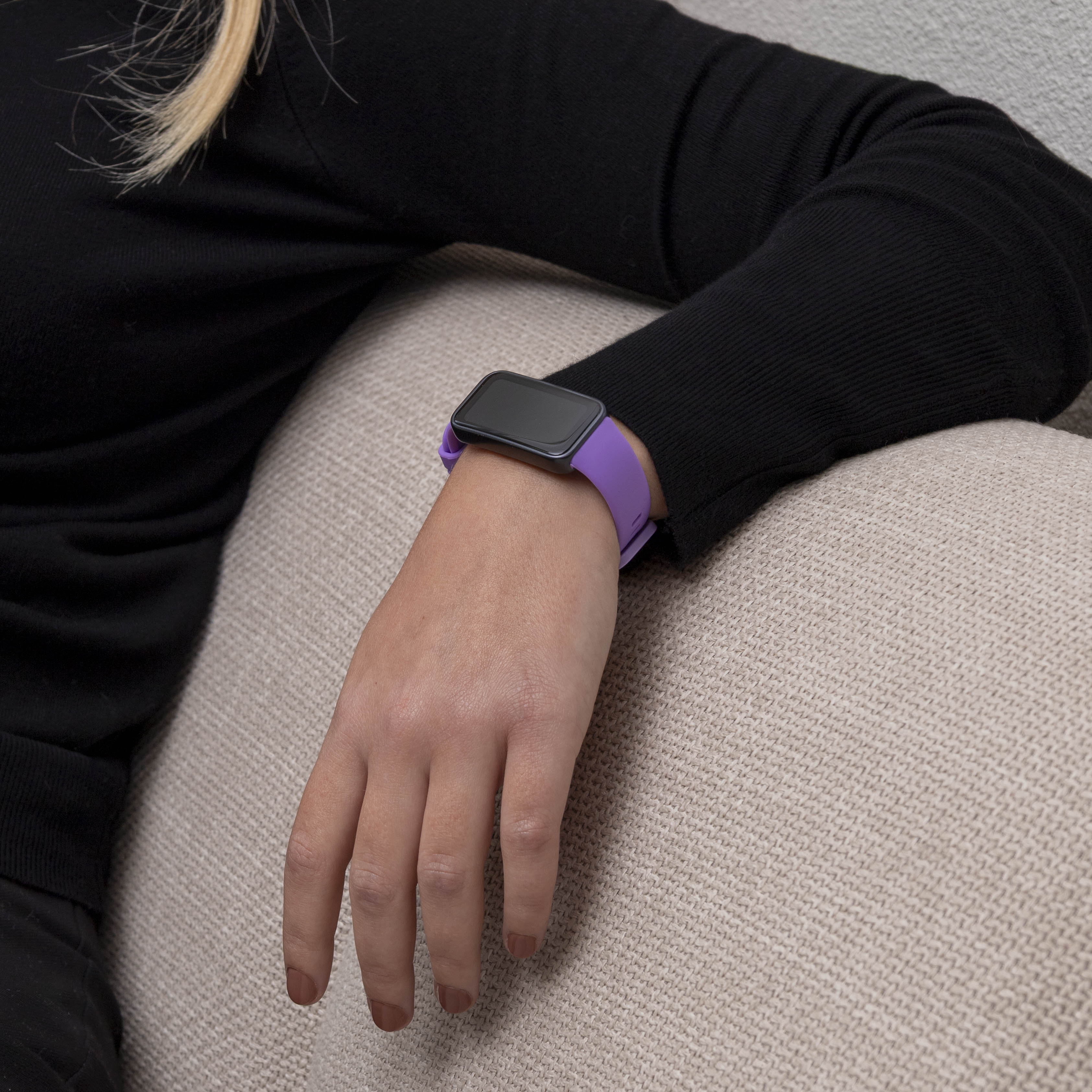 Huawei Band 10 Klassisches Silikonarmband (Flieder)