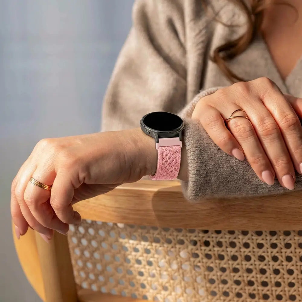 Bandz ICE Smart 3.0 Round 1.20 Vintage Nylon Strap (Pink)