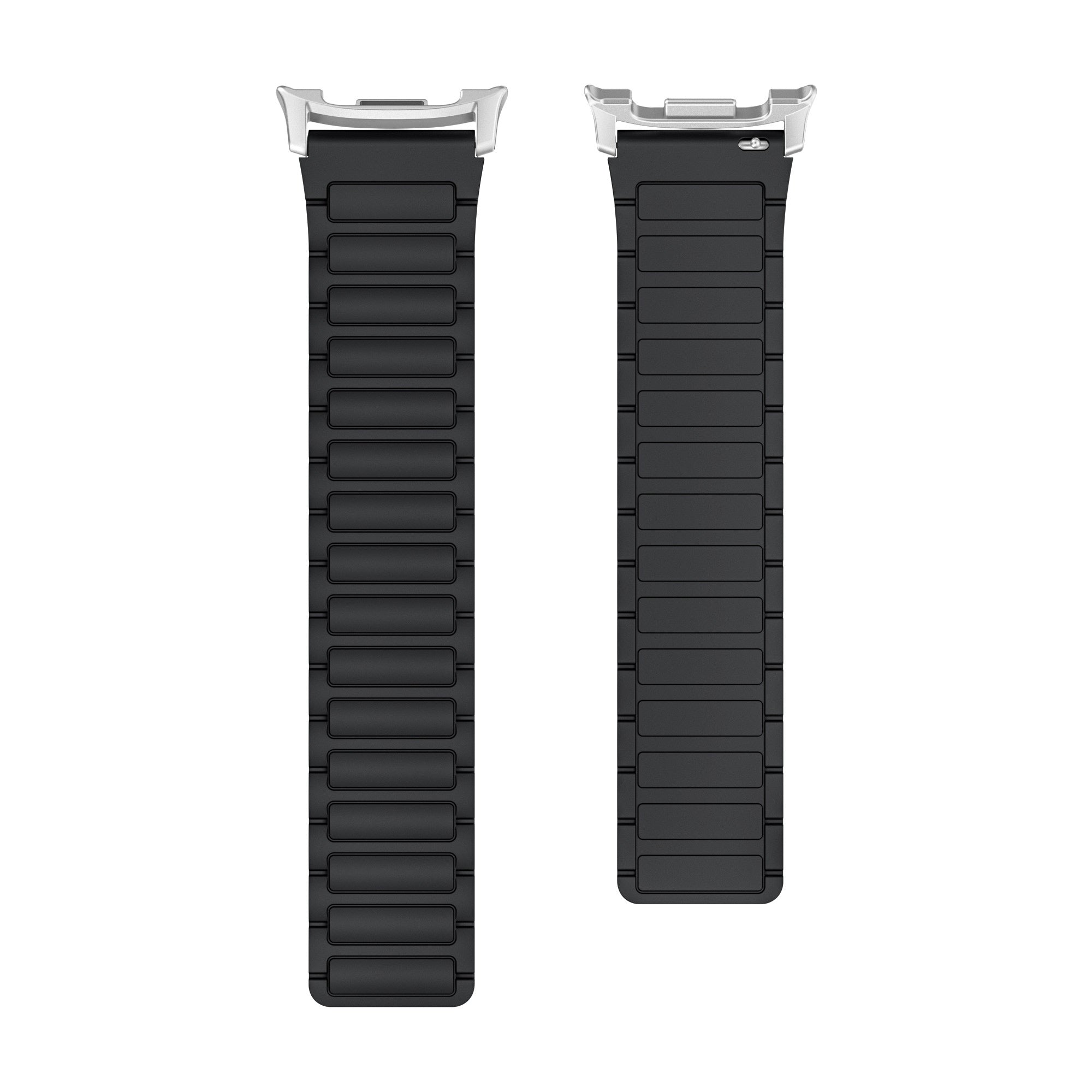 Samsung Galaxy Watch 8 Classic Magnetisches Silikonarmband (Schwarz)