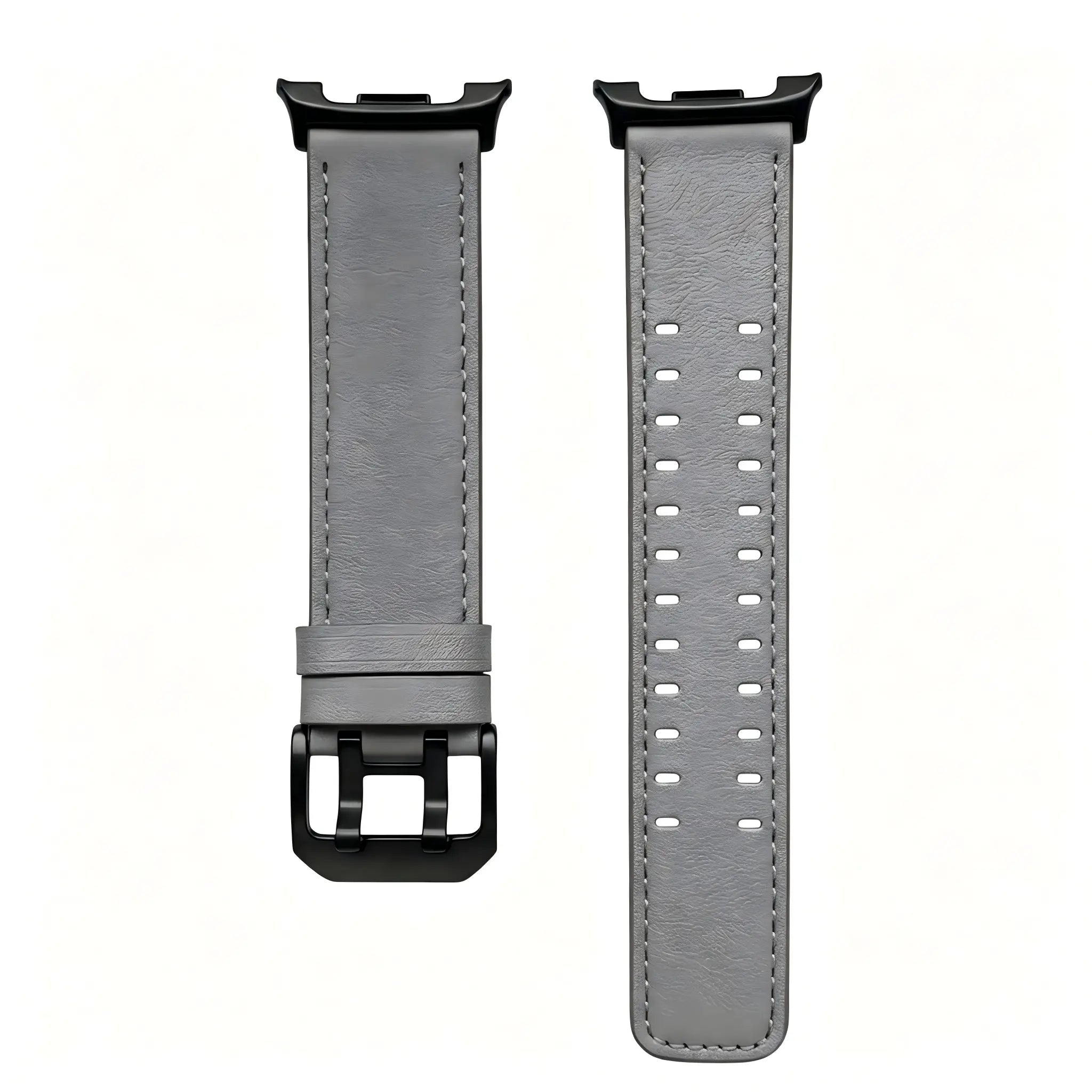 Samsung Galaxy Watch 8 - 44mm double pin leren band (grijs)