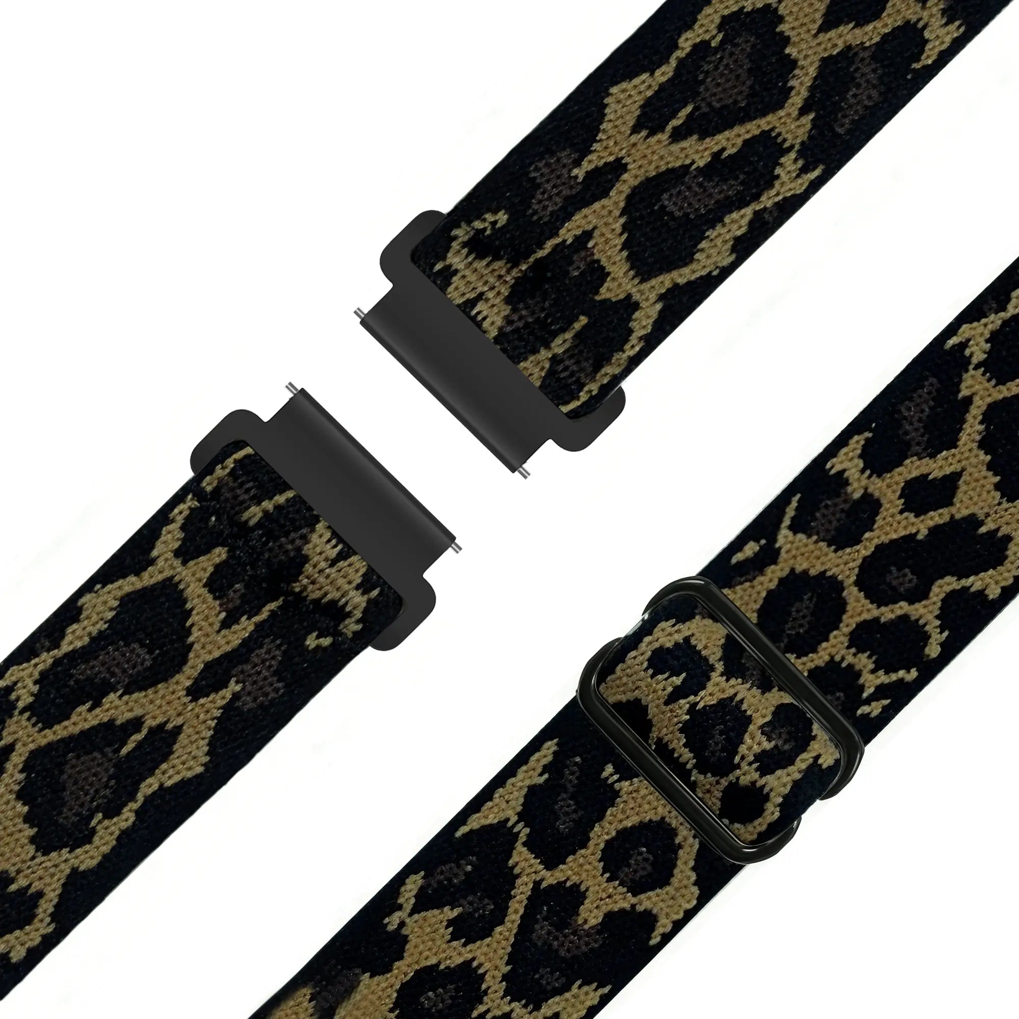 Bandz Bracelet nylon élastique Garmin Vivoactive 4s (léopard)